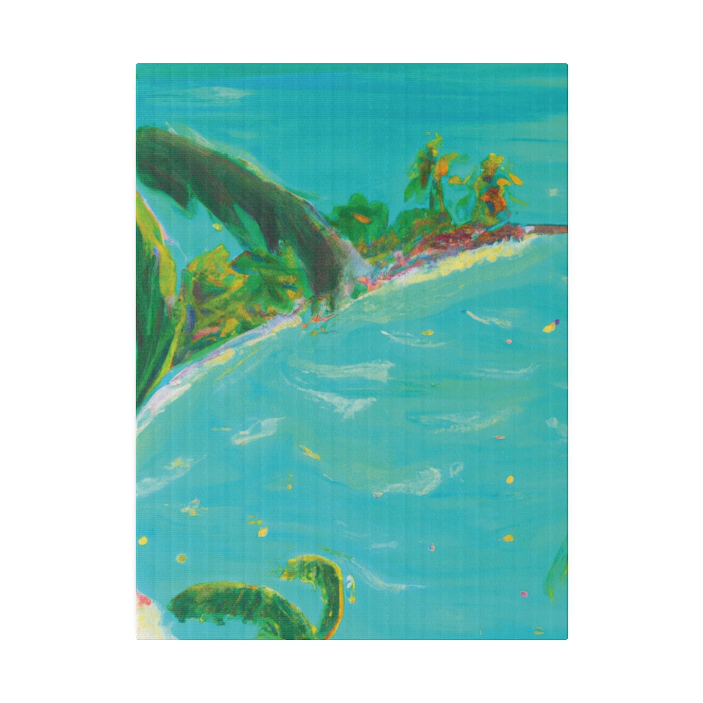 1935K - Bahamas Ocean Painting Print | Bahamas | Ocean | Beach | Poster | Home Decor | Wall Art | Canvas