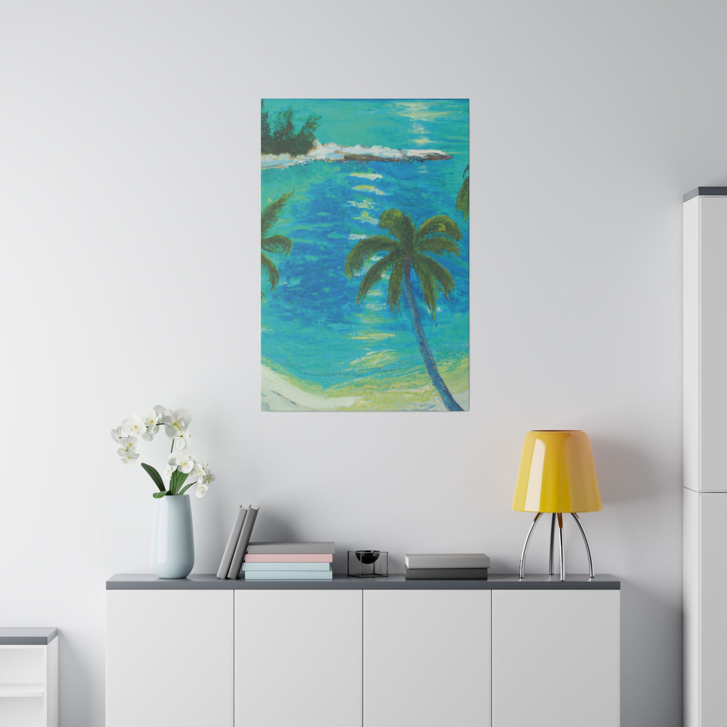 4512F - Bahamas Ocean Painting Print | Bahamas | Ocean | Beach | Poster | Home Decor | Wall Art | Canvas