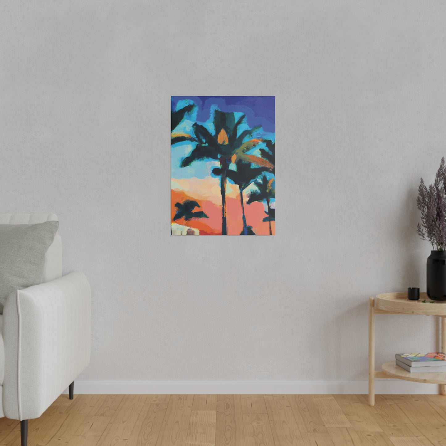 5637G - Miami Beach Sunset Painting Print | Miami | Beach | Sunset | Poster | Home Decor | Wall Art | Canvas