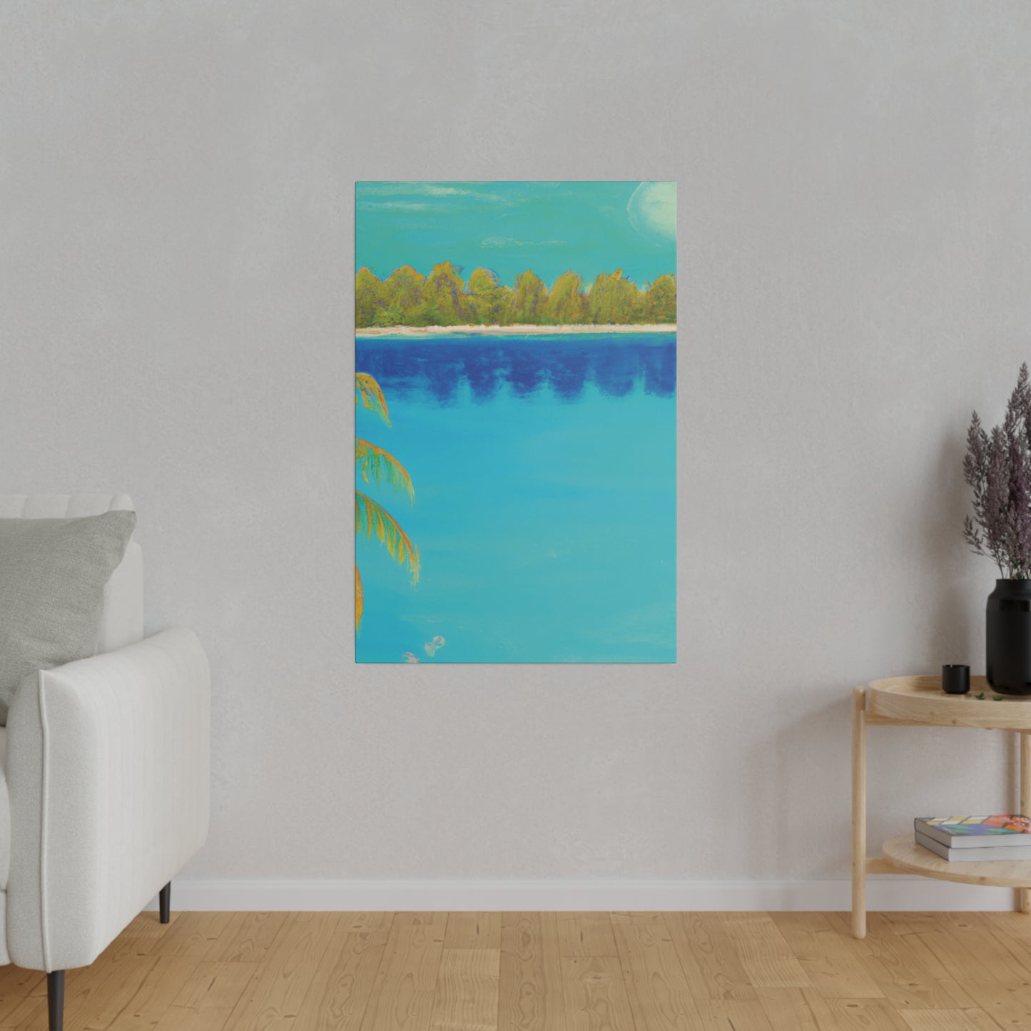 9134K - Bahamas Ocean Painting Print | Bahamas | Ocean | Beach | Poster | Home Decor | Wall Art | Canvas