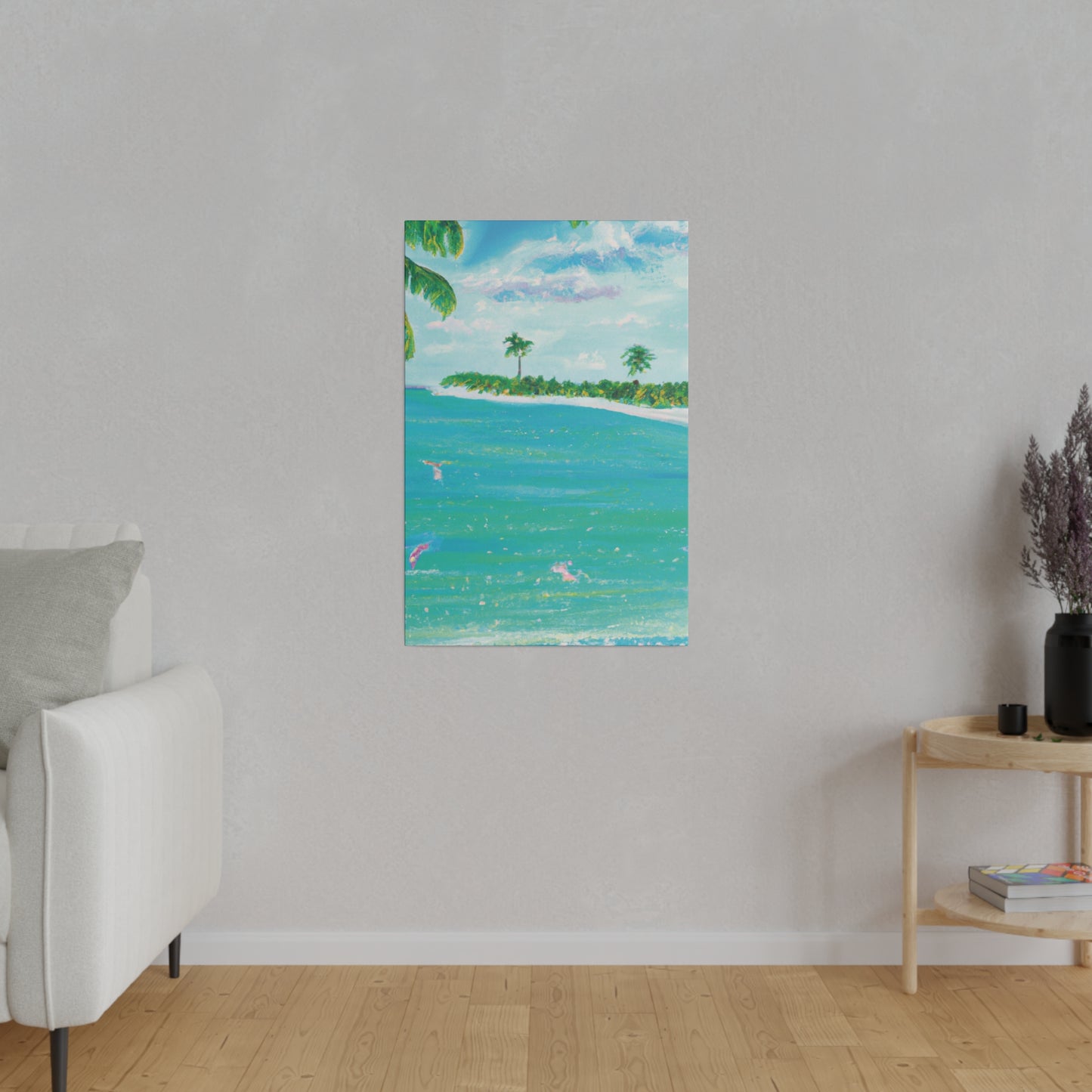 6576D - Bahamas Ocean Painting Print | Bahamas | Ocean | Beach | Poster | Home Decor | Wall Art | Canvas