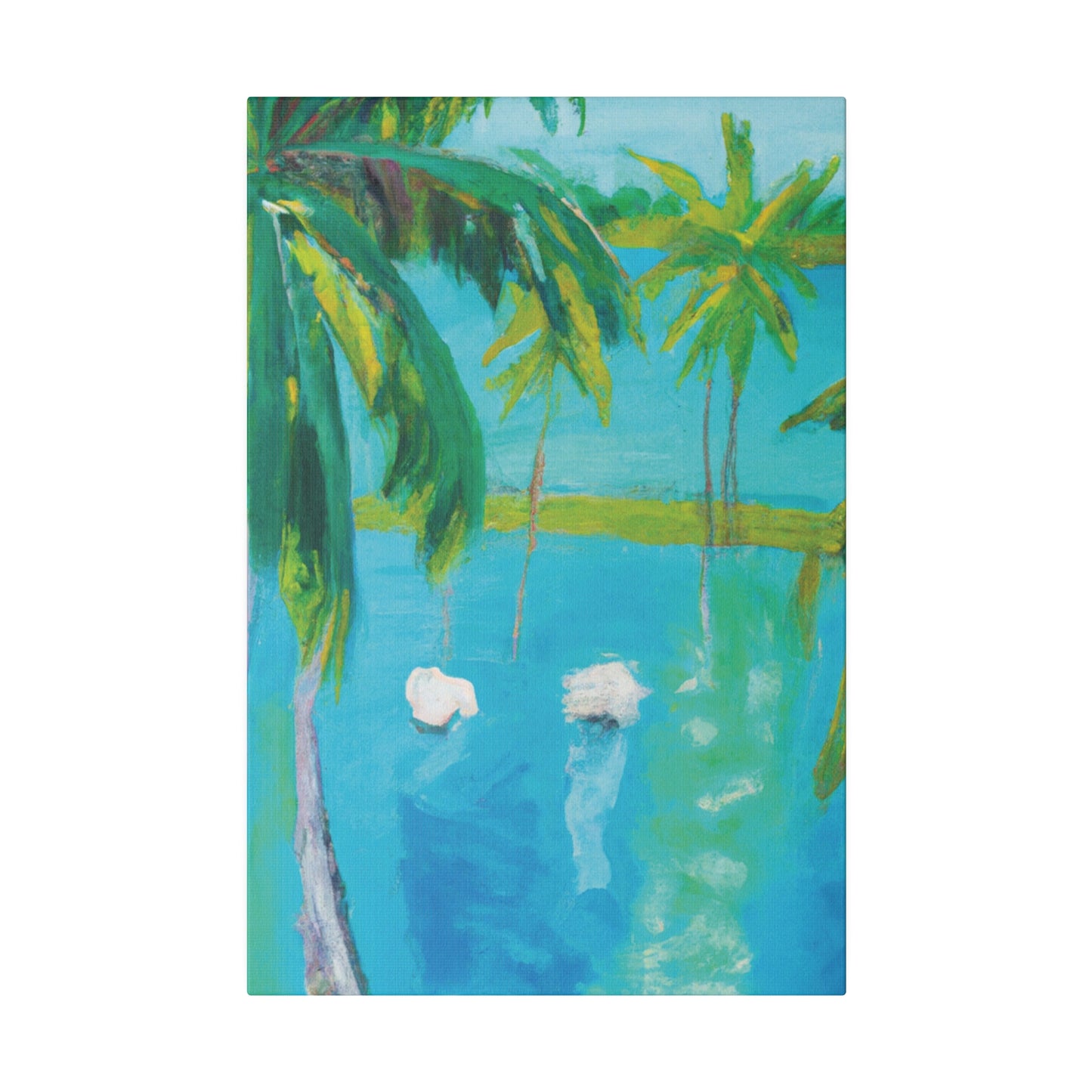 5643X - Bahamas Ocean Painting Print | Bahamas | Ocean | Beach | Poster | Home Decor | Wall Art | Canvas