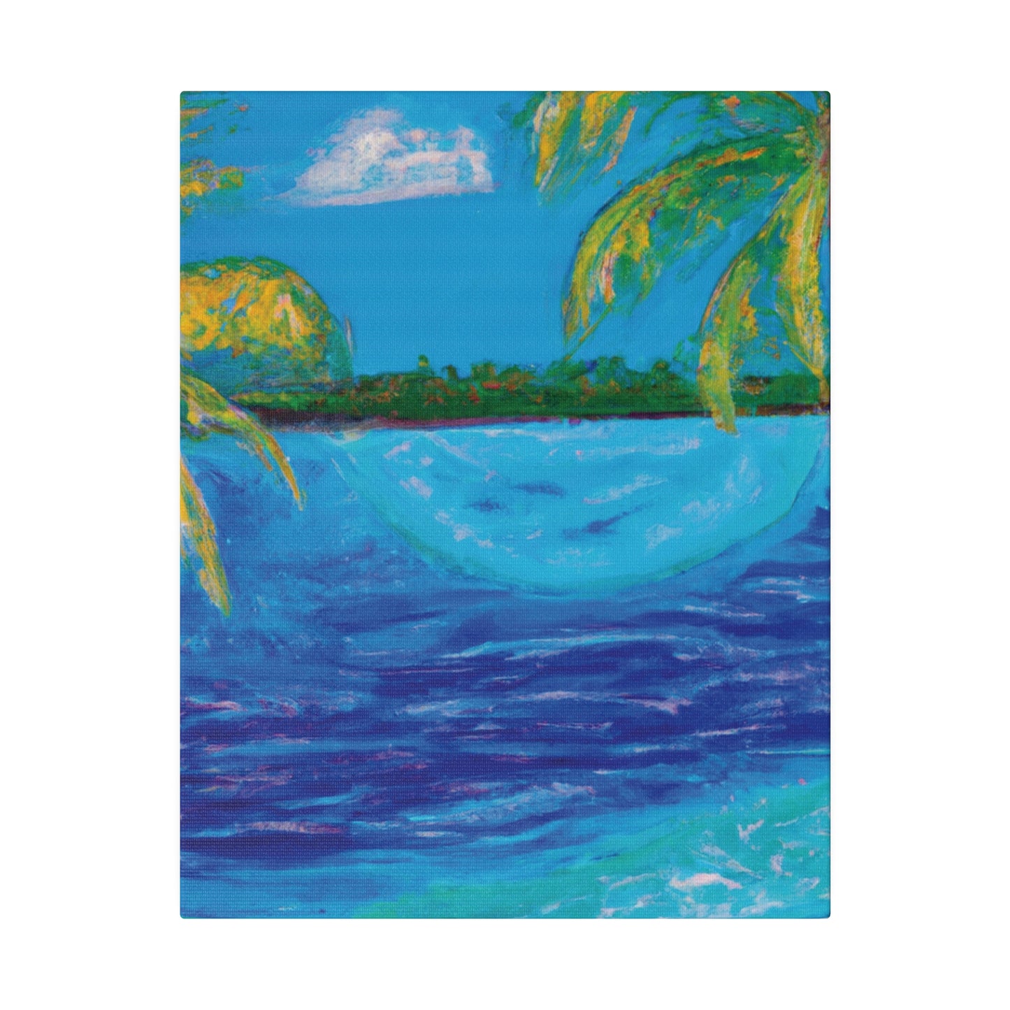 6704T - Bahamas Ocean Painting Print | Bahamas | Ocean | Beach | Poster | Home Decor | Wall Art | Canvas