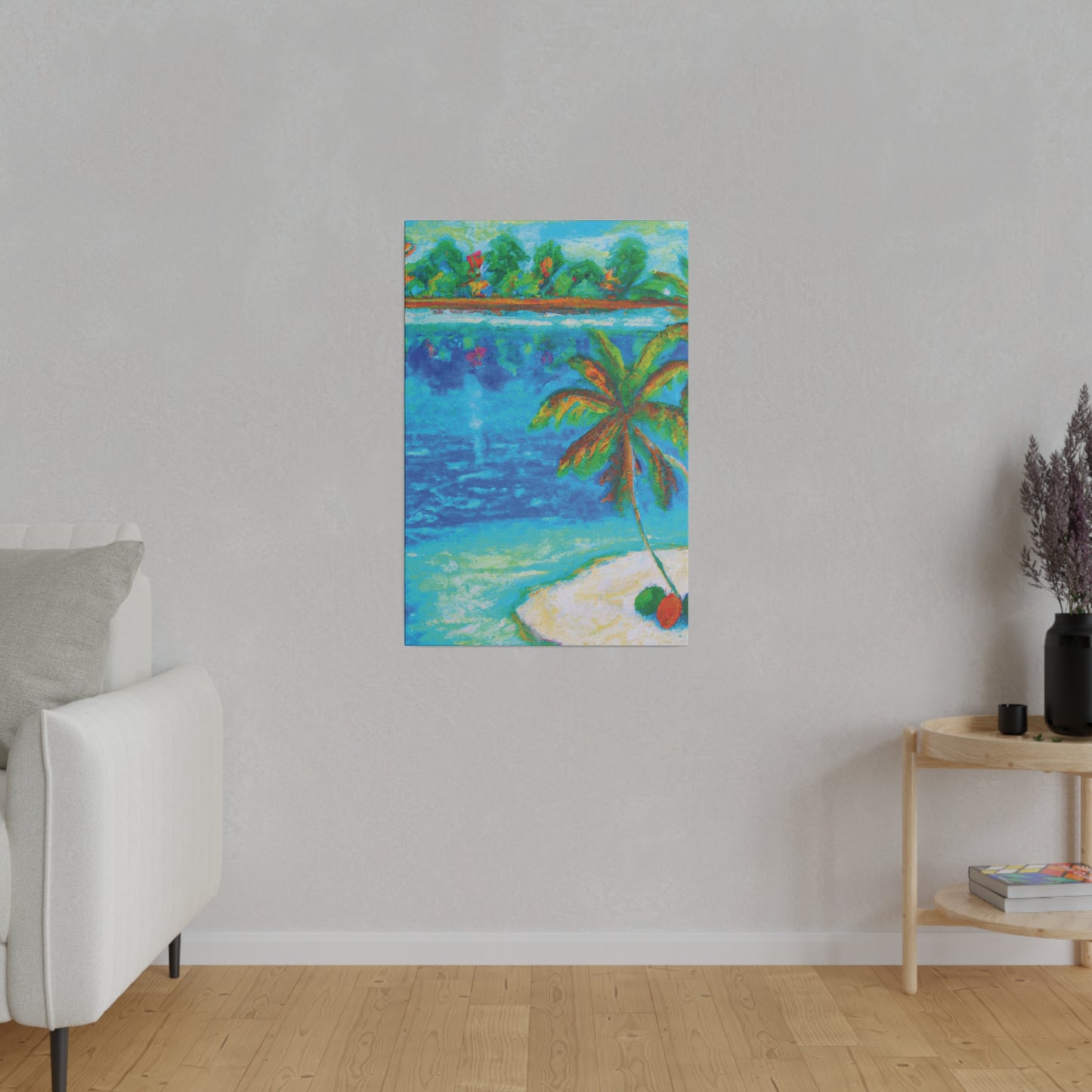 8252T - Bahamas Ocean Painting Print | Bahamas | Ocean | Beach | Poster | Home Decor | Wall Art | Canvas