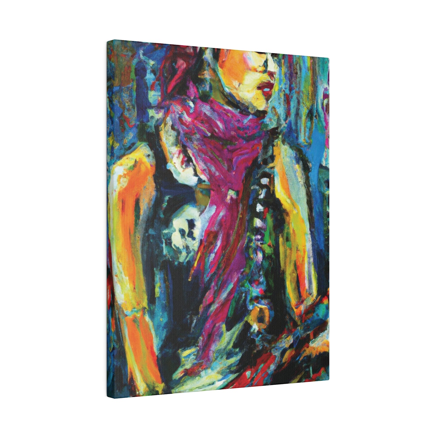 4264P - Rockstar Oil Painting Style Print | Poster | Home Decor | Wall Art | Music Art | Canvas