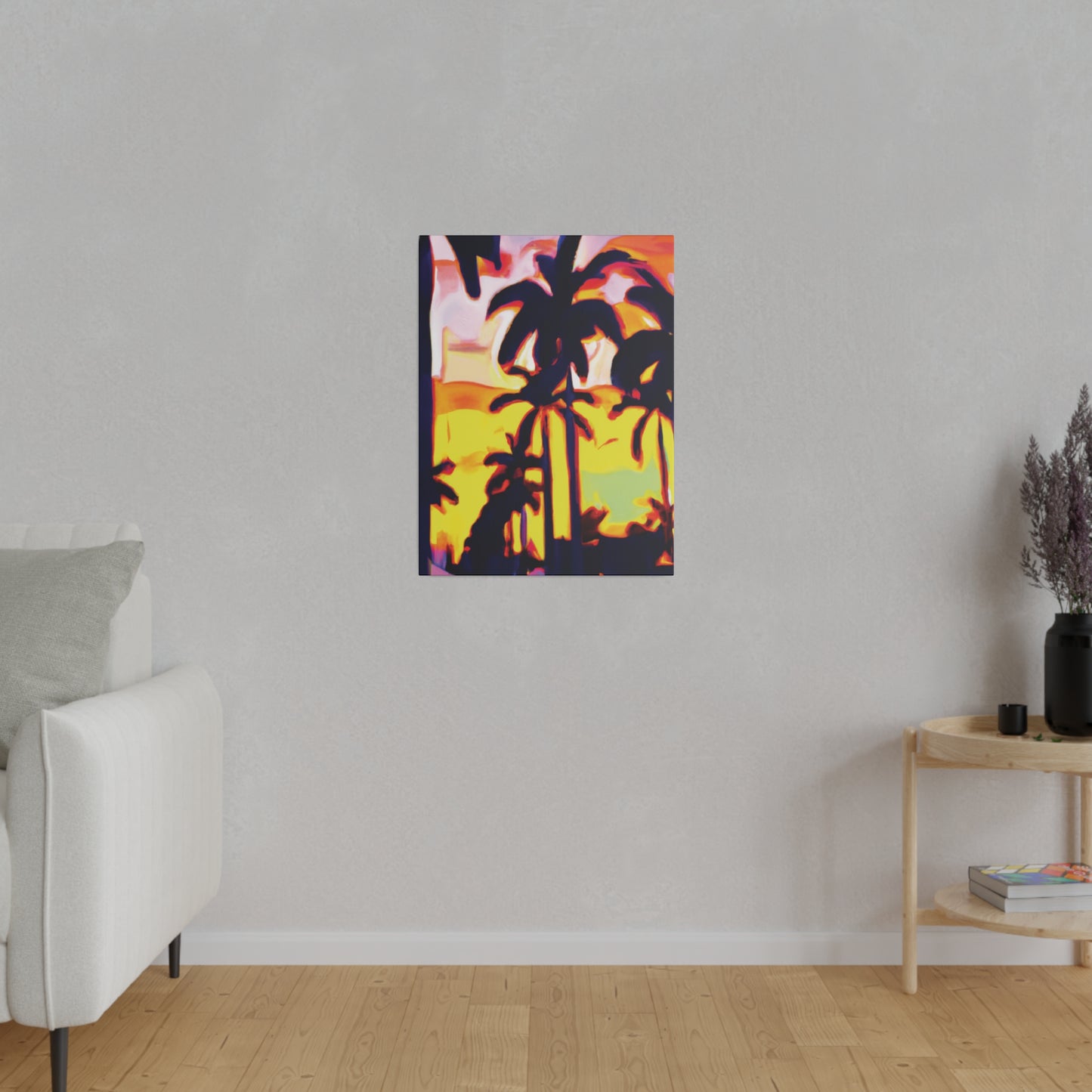 8254X - Miami Beach Sunset Painting Print | Miami | Beach | Sunset | Poster | Home Decor | Wall Art | Canvas