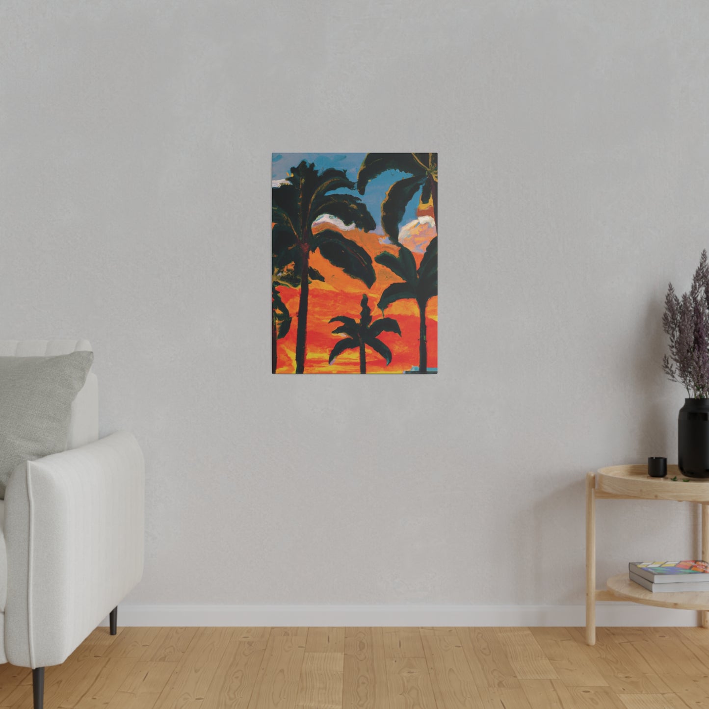 3782G - Miami Beach Sunset Painting Print | Miami | Beach | Sunset | Poster | Home Decor | Wall Art | Canvas