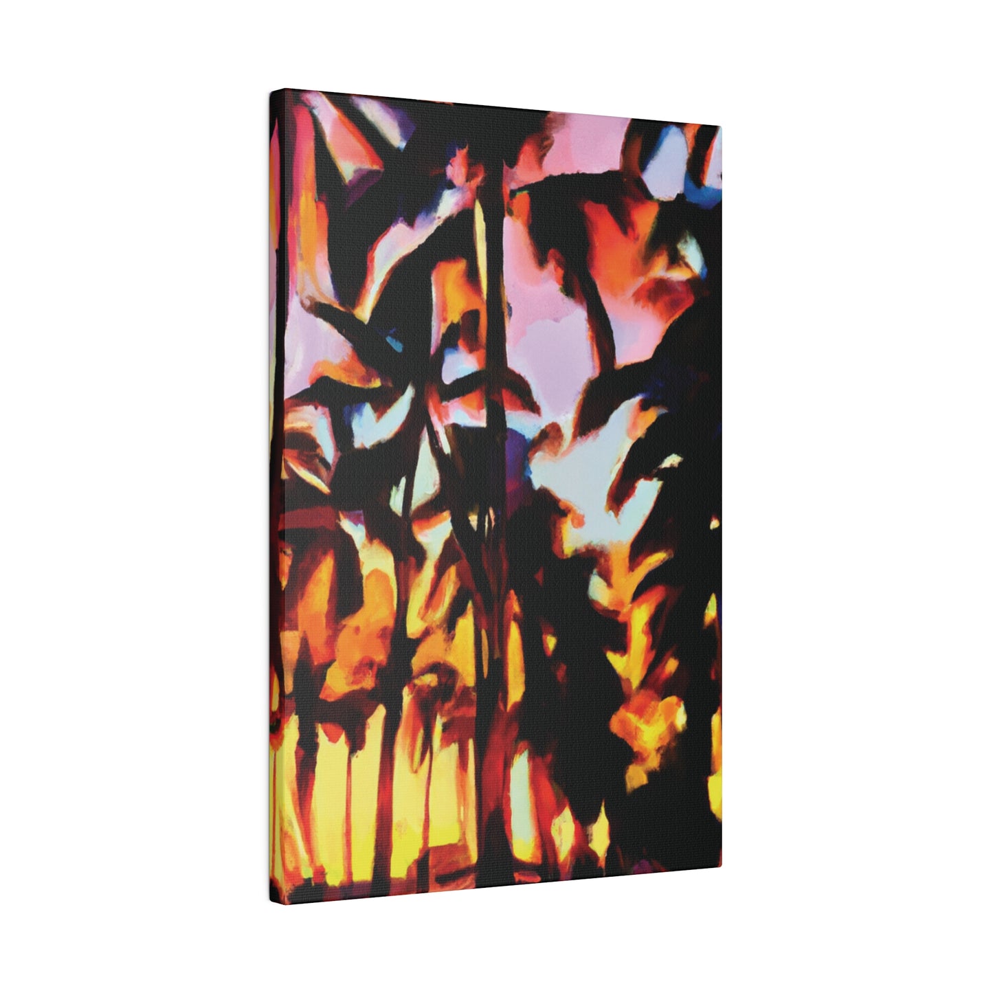 9123T - Miami Beach Sunset Painting Print | Miami | Beach | Sunset | Poster | Home Decor | Wall Art | Canvas