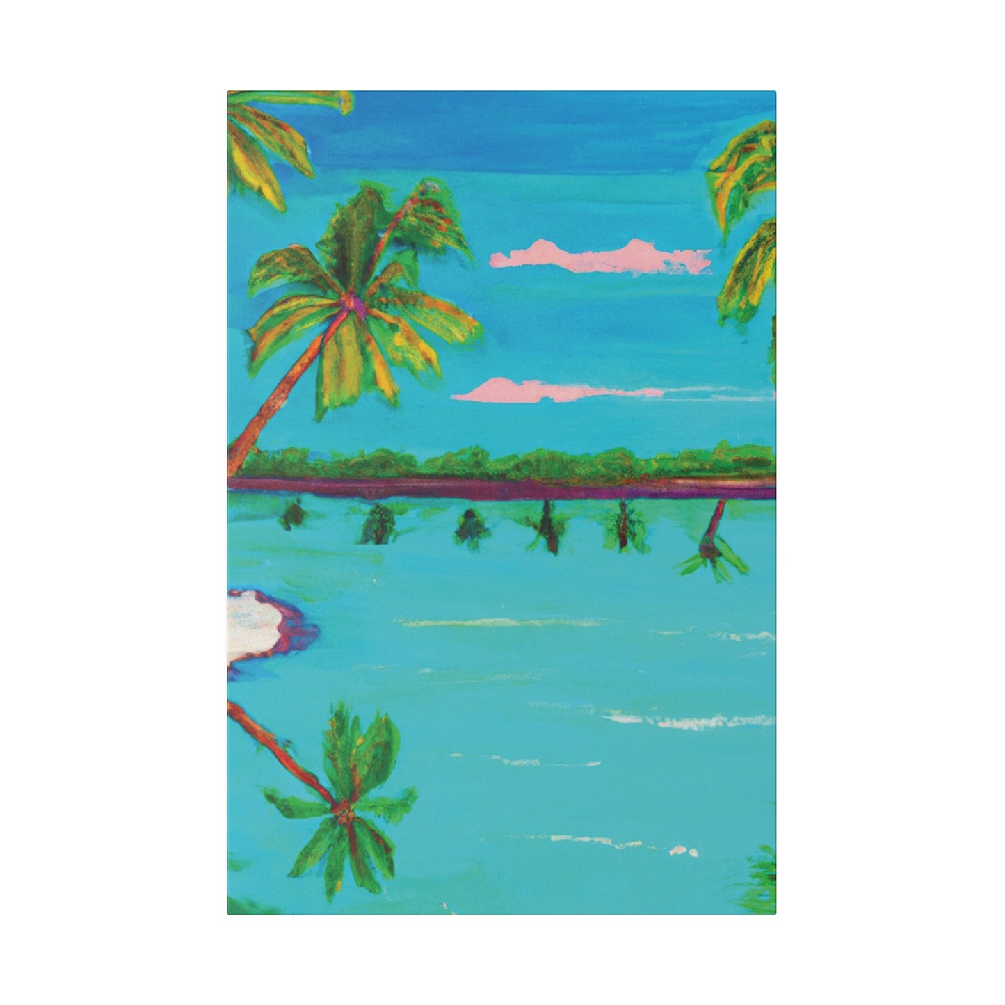 3739G - Bahamas Ocean Painting Print | Bahamas | Ocean | Beach | Poster | Home Decor | Wall Art | Canvas