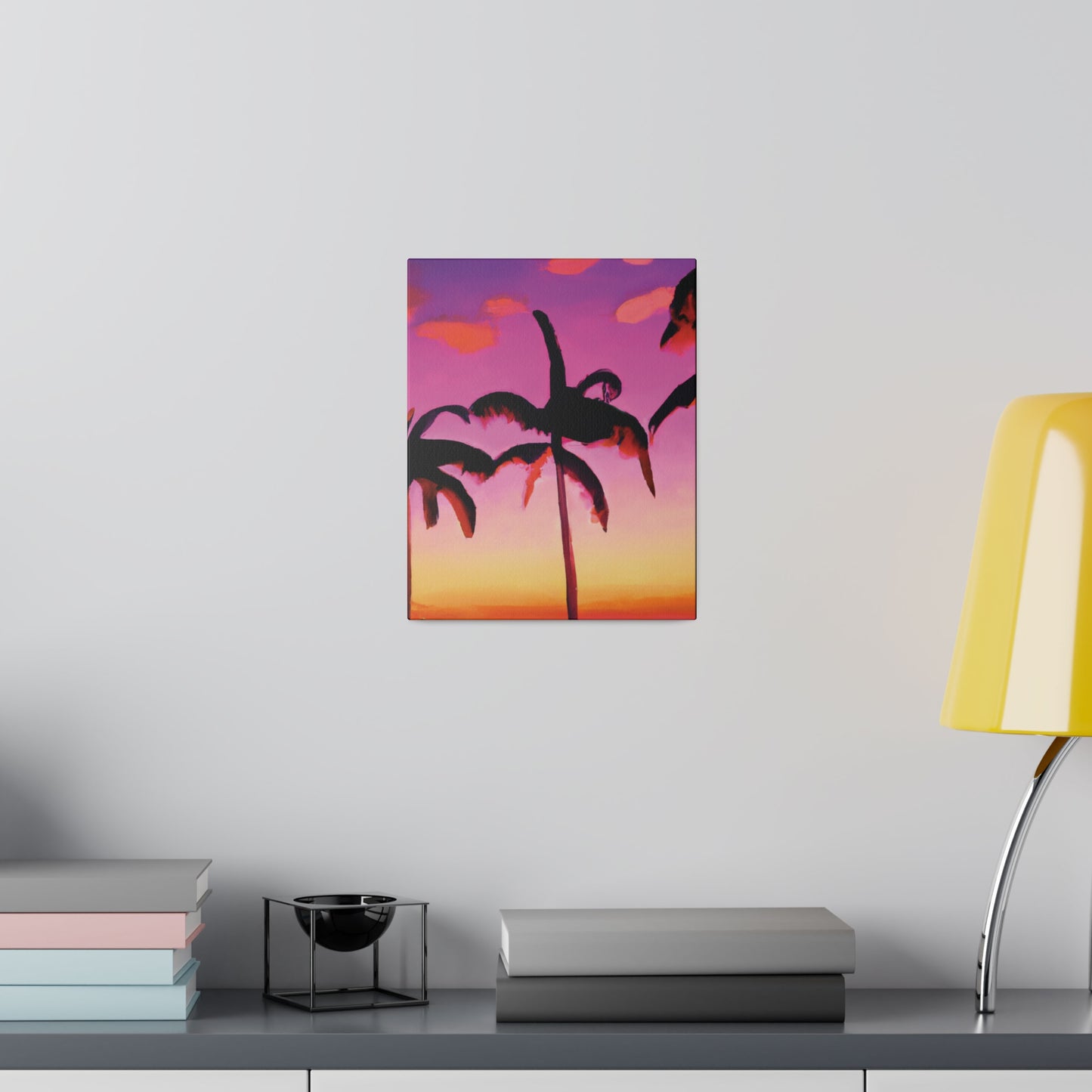 5426A - Miami Beach Sunset Painting Print | Miami | Beach | Sunset | Poster | Home Decor | Wall Art | Canvas