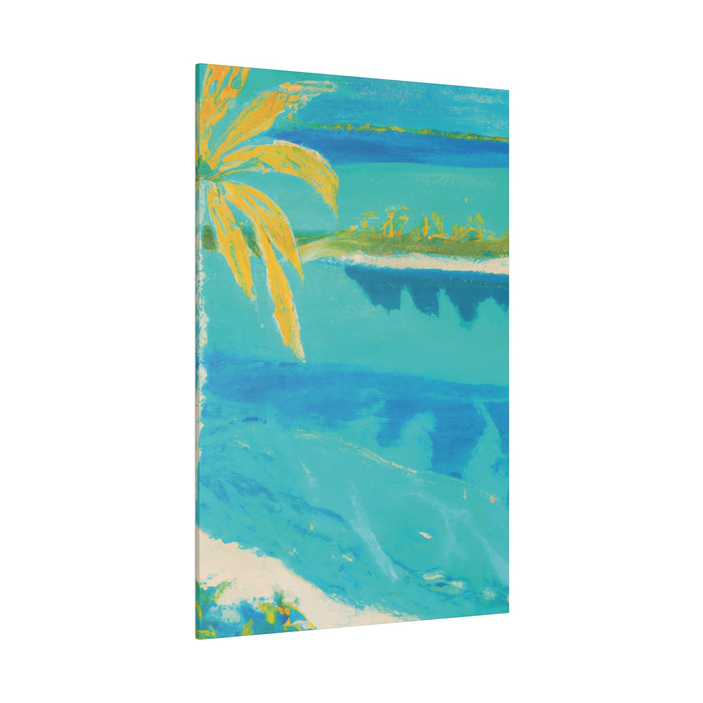 9110Q - Bahamas Ocean Painting Print | Bahamas | Ocean | Beach | Poster | Home Decor | Wall Art | Canvas