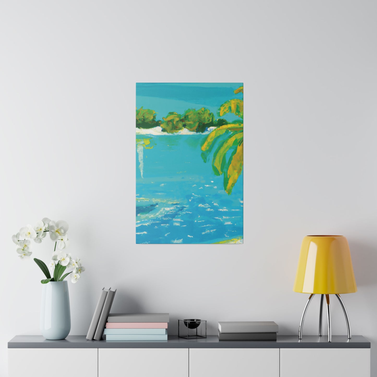 2261V - Bahamas Ocean Painting Print | Bahamas | Ocean | Beach | Poster | Home Decor | Wall Art | Canvas