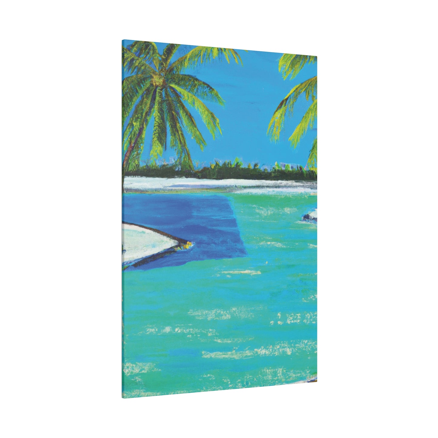 9761V - Bahamas Ocean Painting Print | Bahamas | Ocean | Beach | Poster | Home Decor | Wall Art | Canvas