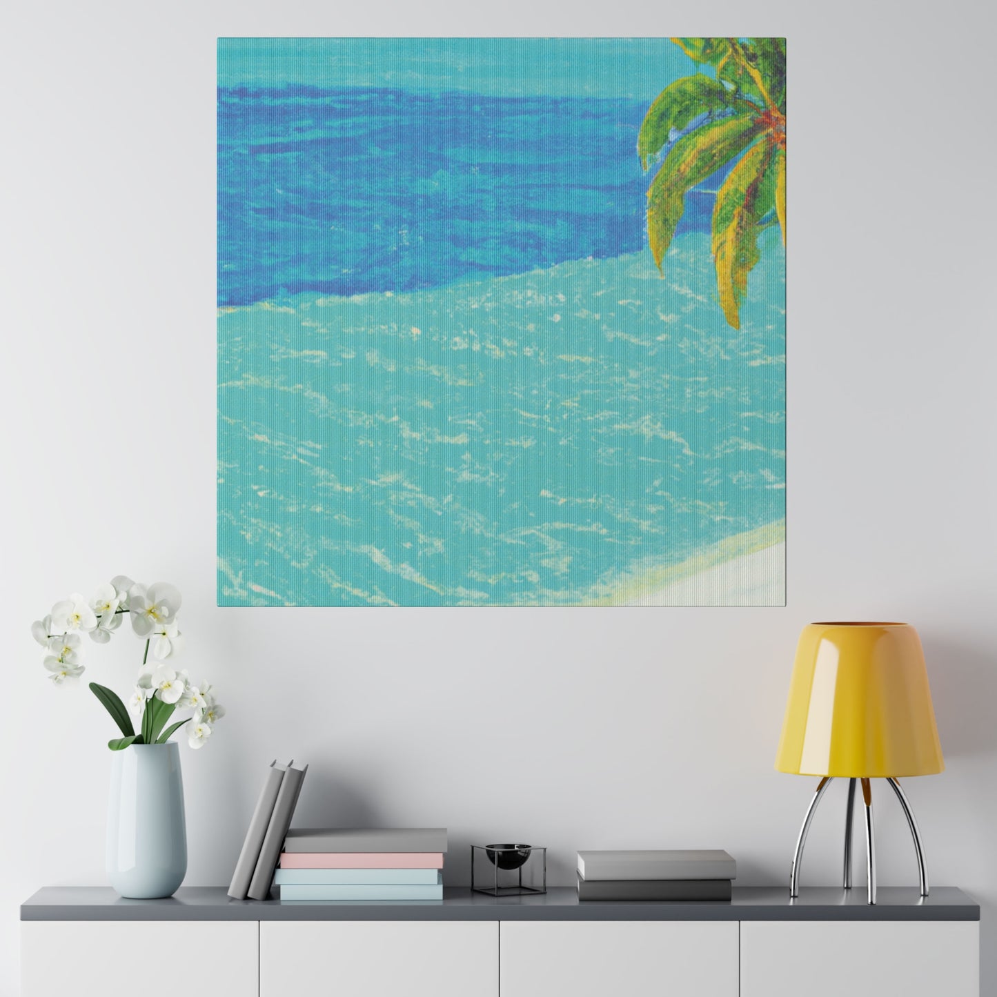 7221H - Bahamas Ocean Painting Print | Bahamas | Ocean | Beach | Poster | Home Decor | Wall Art | Canvas