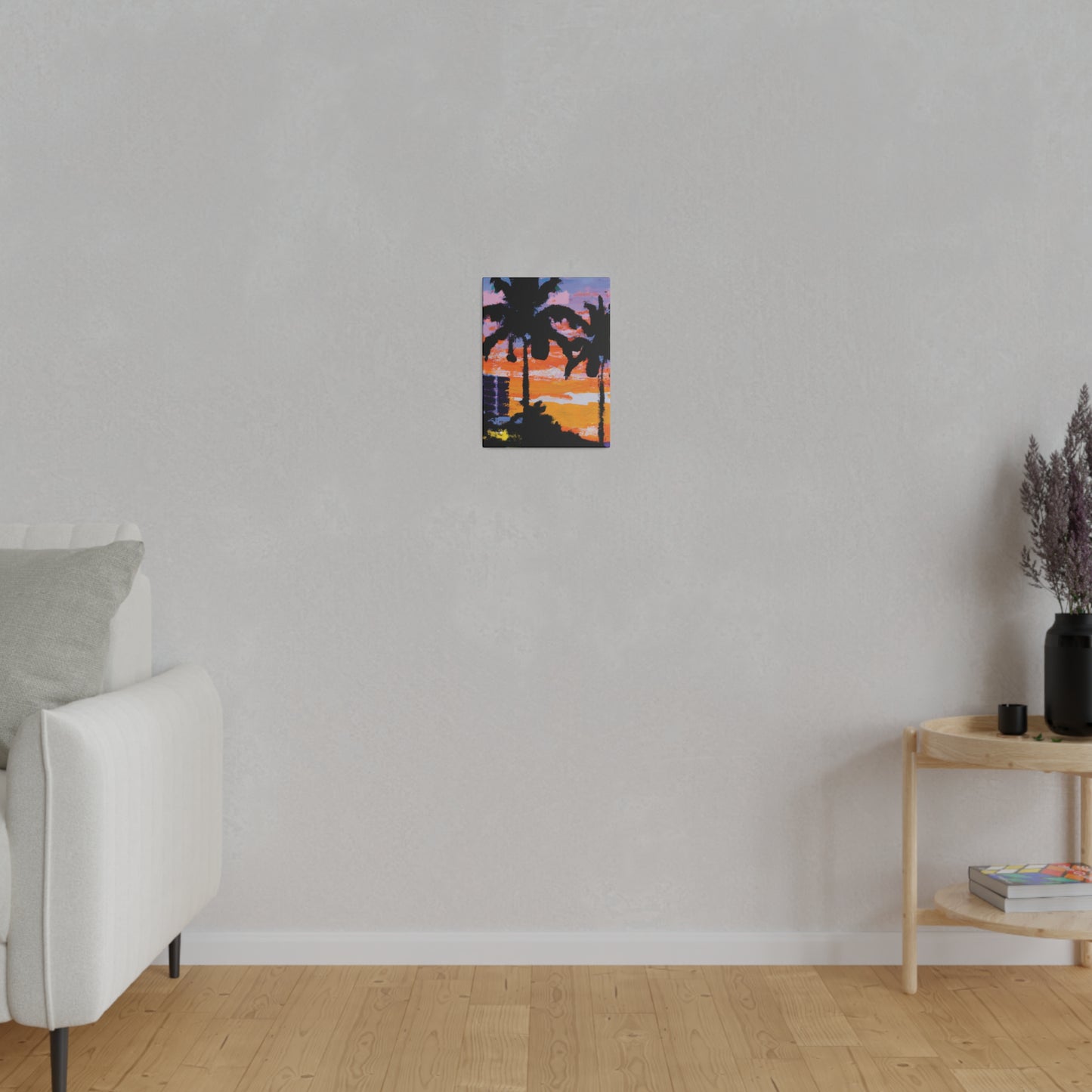 4756G - Miami Beach Sunset Painting Print | Miami | Beach | Sunset | Poster | Home Decor | Wall Art | Canvas