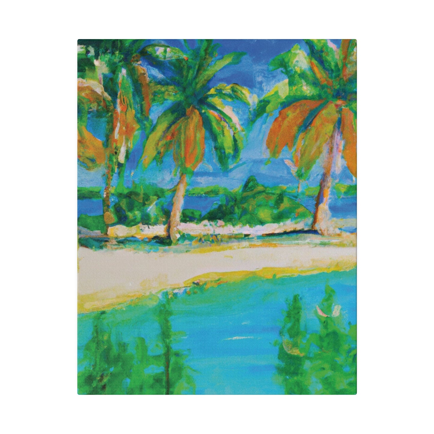 8576A - Bahamas Ocean Painting Print | Bahamas | Ocean | Beach | Poster | Home Decor | Wall Art | Canvas