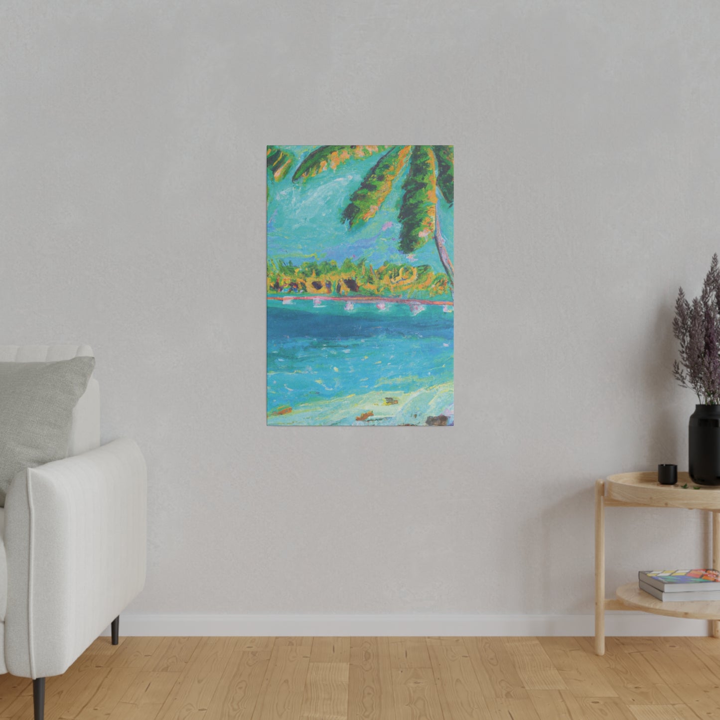 4831J - Bahamas Ocean Painting Print | Bahamas | Ocean | Beach | Poster | Home Decor | Wall Art | Canvas