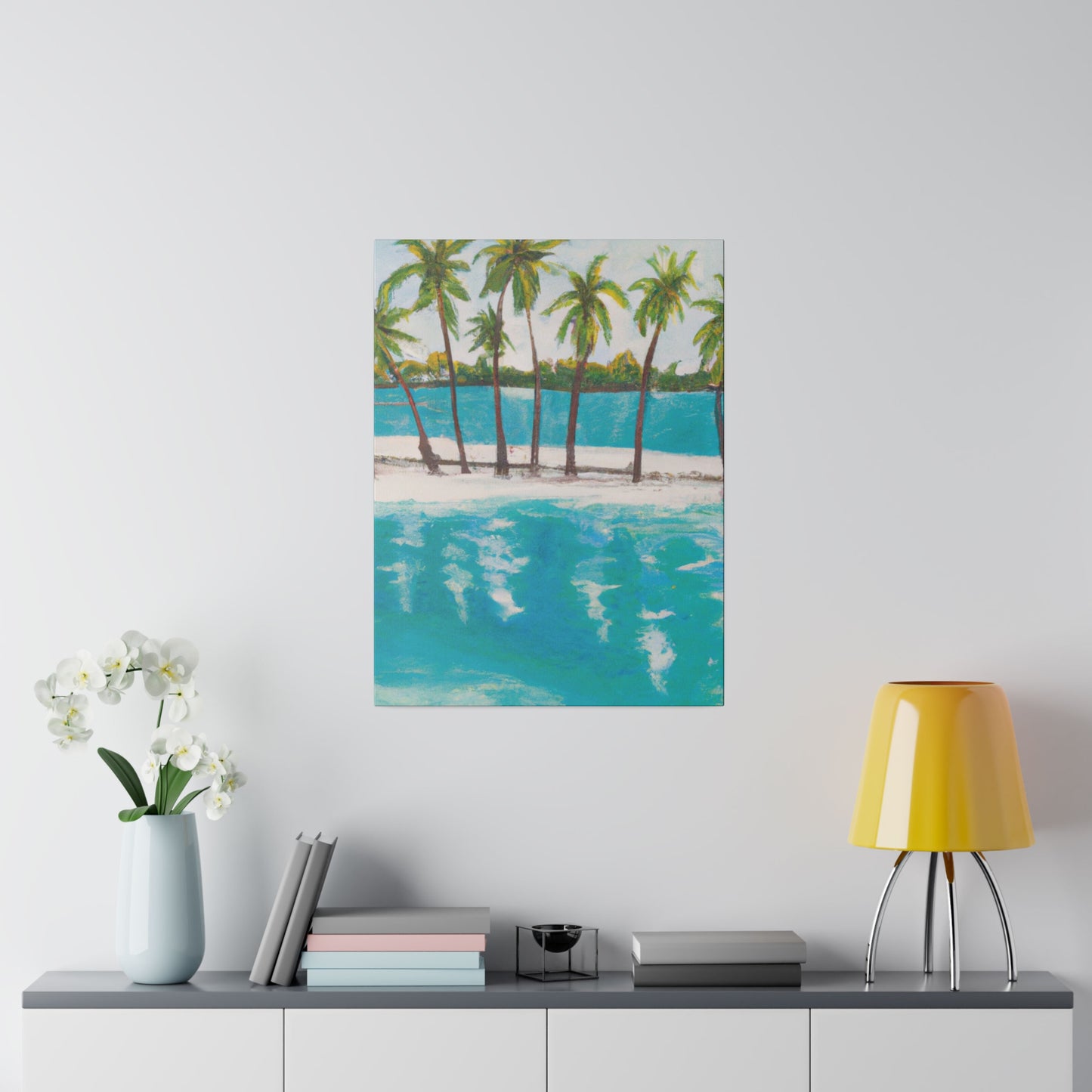 8045G - Bahamas Ocean Painting Print | Bahamas | Ocean | Beach | Poster | Home Decor | Wall Art | Canvas