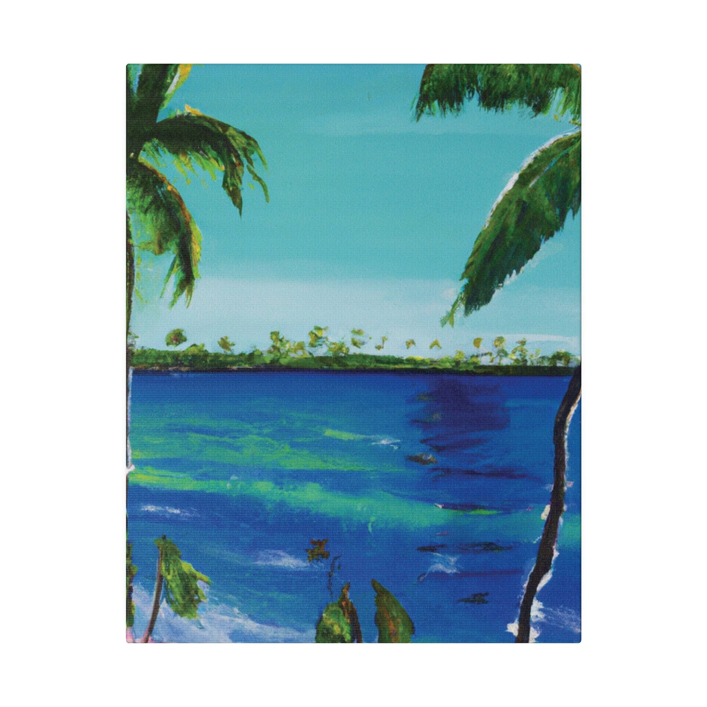 5491V - Bahamas Ocean Painting Print | Bahamas | Ocean | Beach | Poster | Home Decor | Wall Art | Canvas