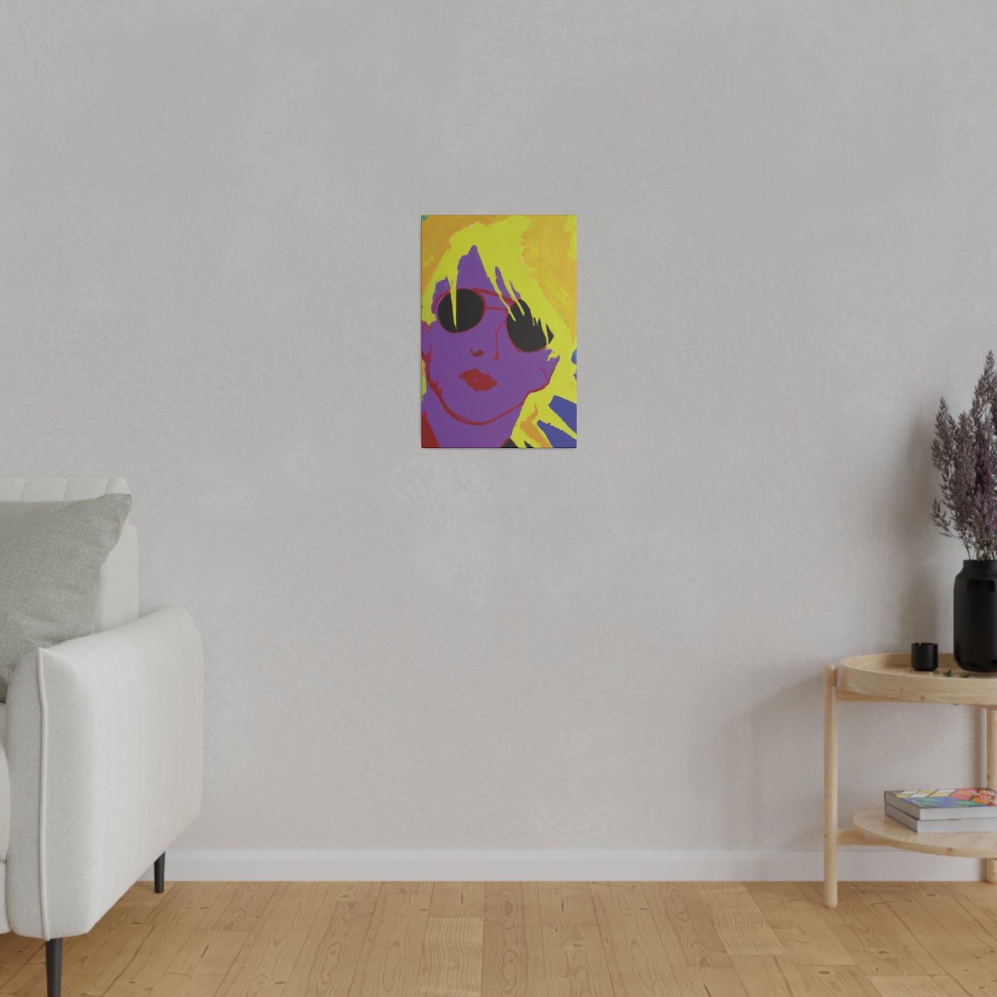 3022A - Rockstar Painting Print | Face | Abstract | Poster | Home Decor | Wall Art | Music Art | Canvas