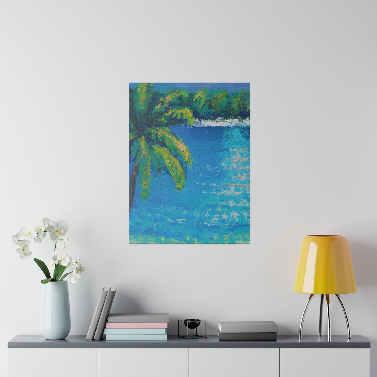 4645A - Bahamas Ocean Painting Print | Bahamas | Ocean | Beach | Poster | Home Decor | Wall Art | Canvas