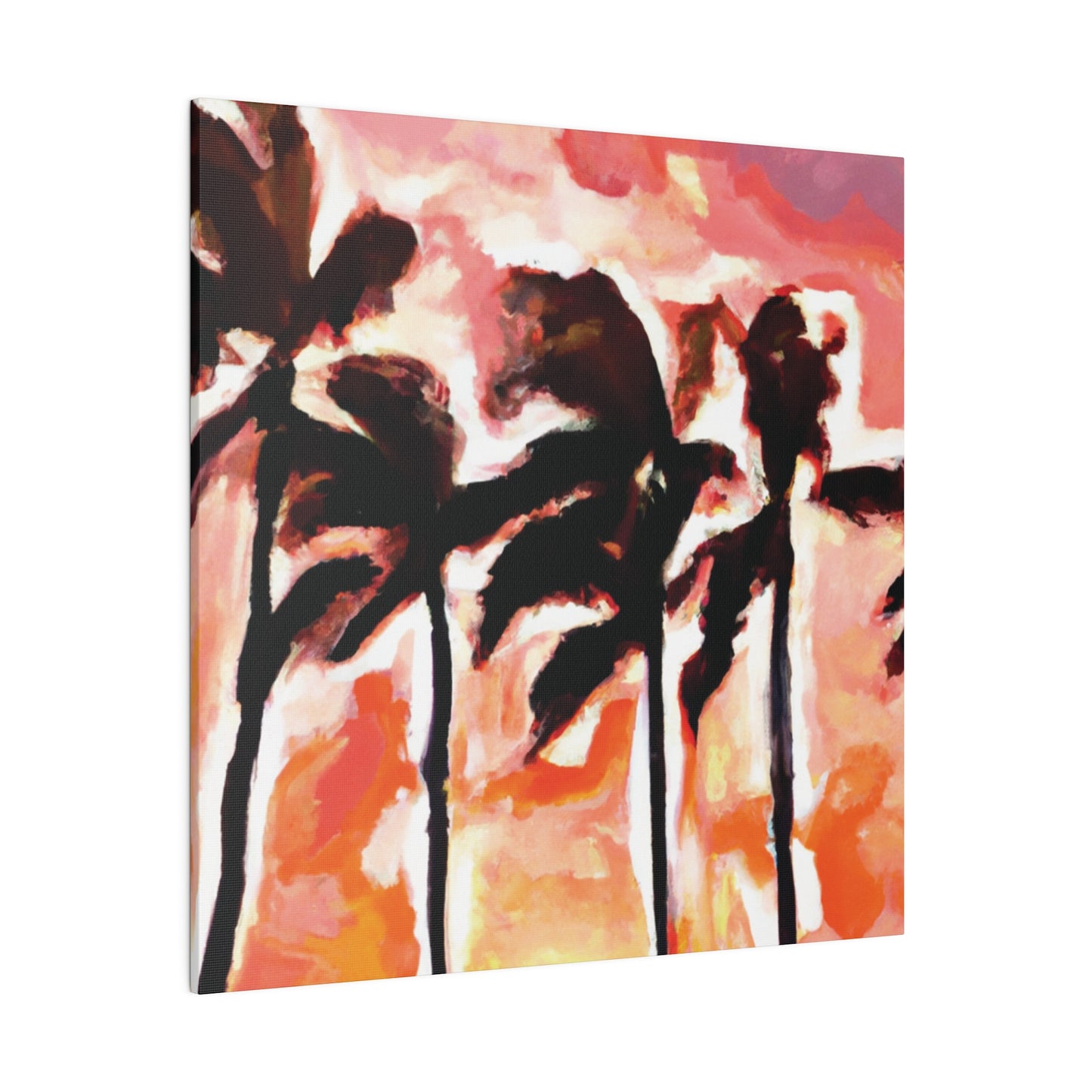 6129V - Miami Beach Sunset Painting Print | Miami | Beach | Sunset | Poster | Home Decor | Wall Art | Canvas