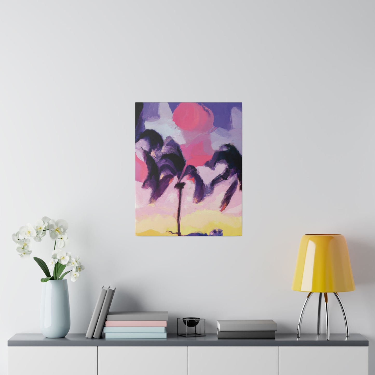 8189L - Miami Beach Sunset Painting Print | Miami | Beach | Sunset | Poster | Home Decor | Wall Art | Canvas