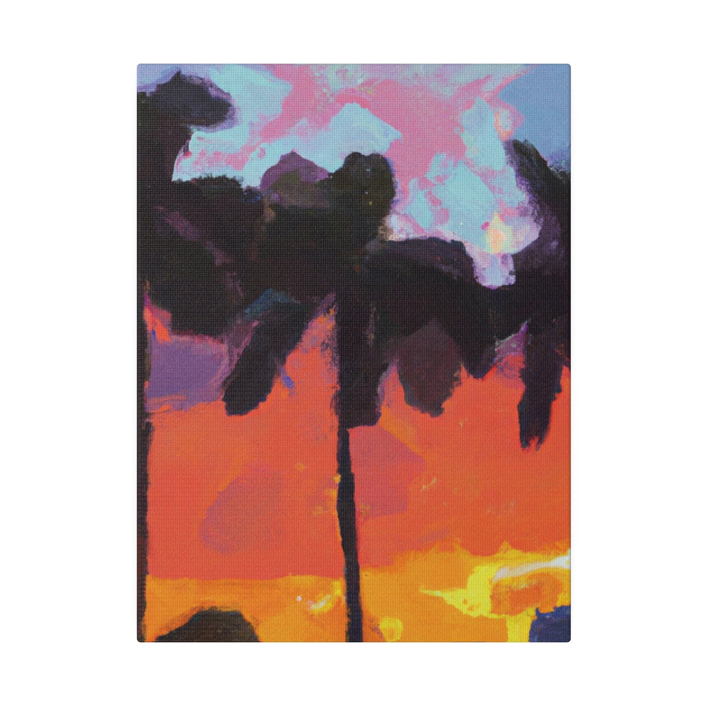 9276D - Miami Beach Sunset Painting Print | Miami | Beach | Sunset | Poster | Home Decor | Wall Art | Canvas
