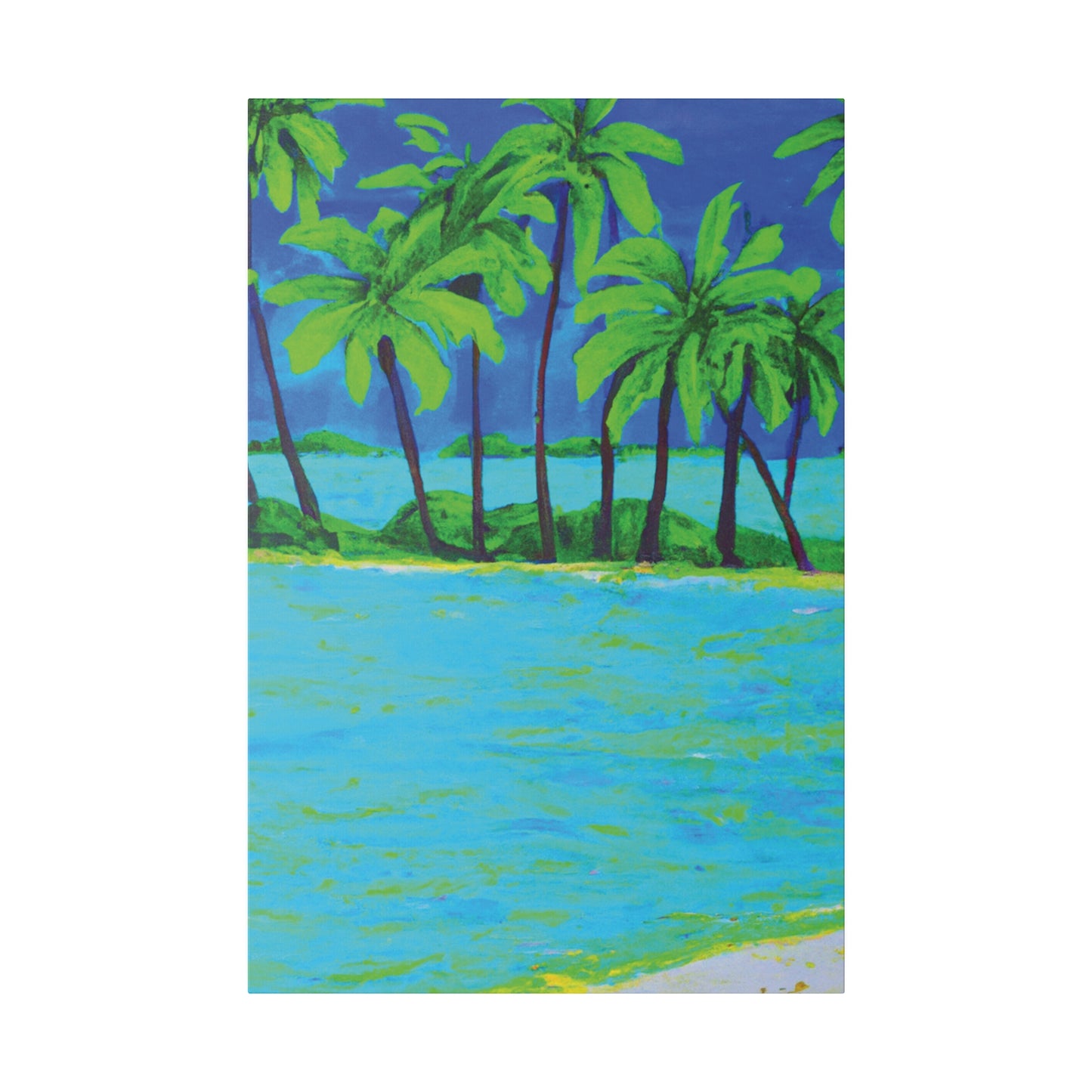 3148Z - Bahamas Ocean Painting Print | Bahamas | Ocean | Beach | Poster | Home Decor | Wall Art | Canvas