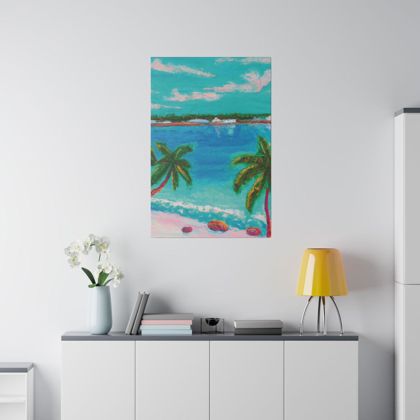 6836G - Bahamas Ocean Painting Print | Bahamas | Ocean | Beach | Poster | Home Decor | Wall Art | Canvas