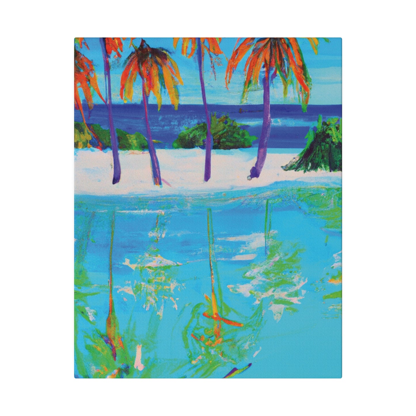 4518F - Bahamas Ocean Painting Print | Bahamas | Ocean | Beach | Poster | Home Decor | Wall Art | Canvas