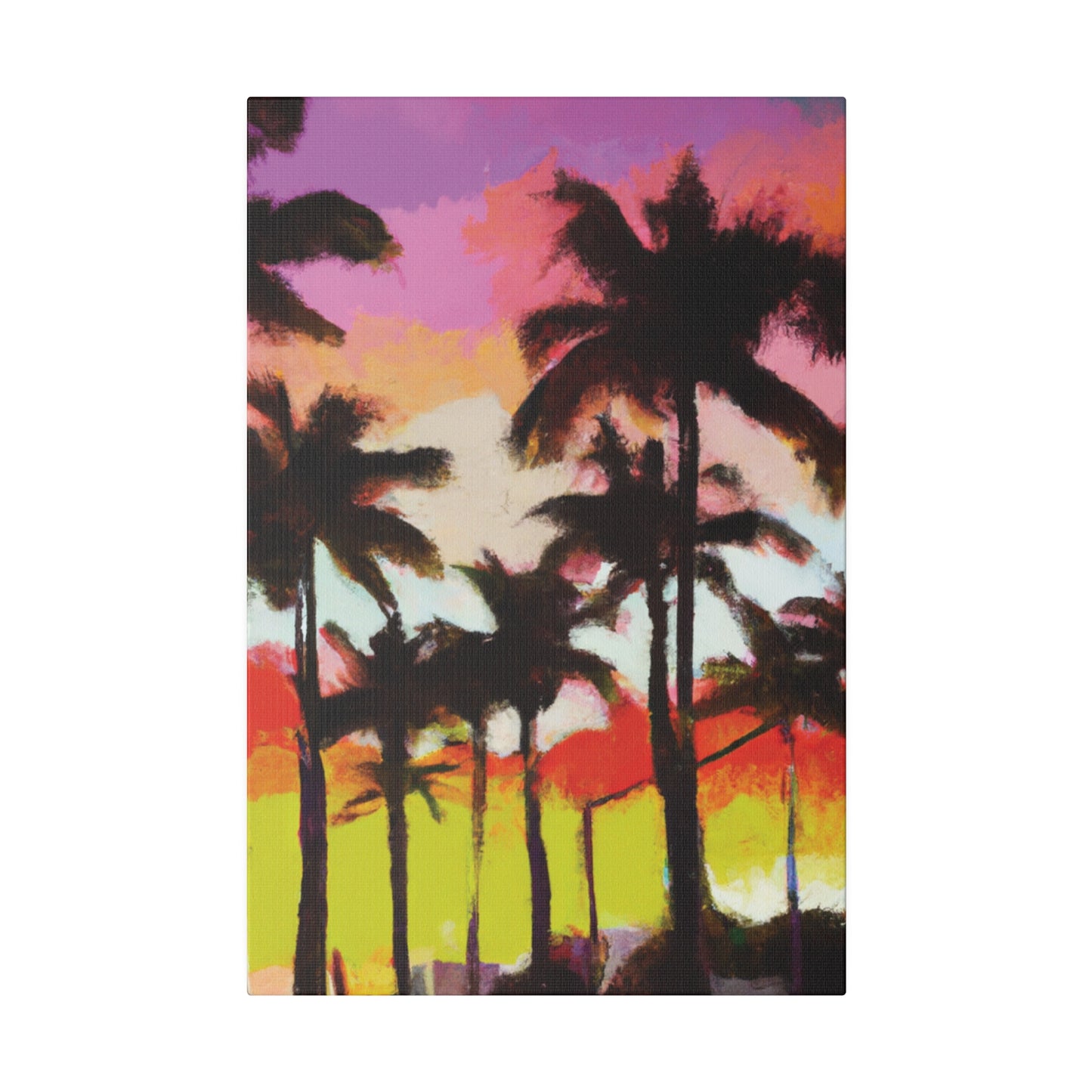 2187U - Miami Beach Sunset Painting Print | Miami | Beach | Sunset | Poster | Home Decor | Wall Art | Canvas