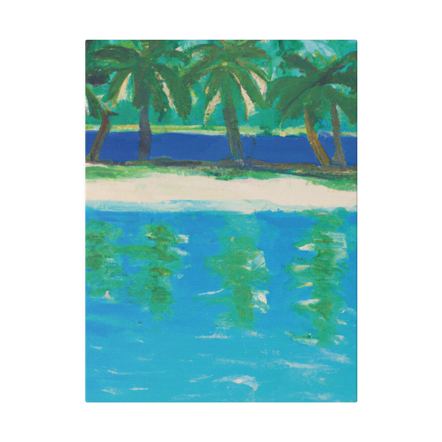 4129L - Bahamas Ocean Painting Print | Bahamas | Ocean | Beach | Poster | Home Decor | Wall Art | Canvas