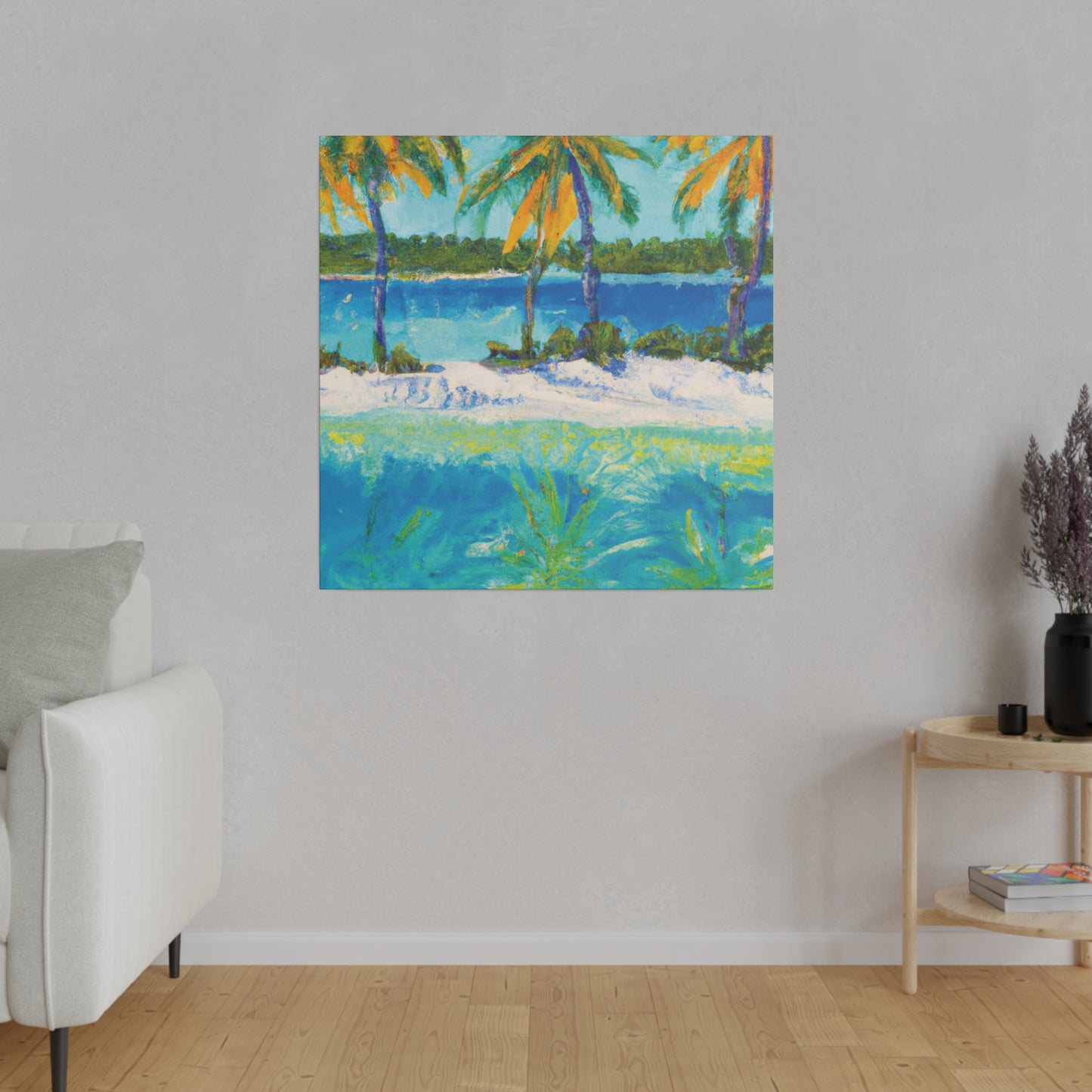 2367X - Bahamas Ocean Painting Print | Bahamas | Ocean | Beach | Poster | Home Decor | Wall Art | Canvas