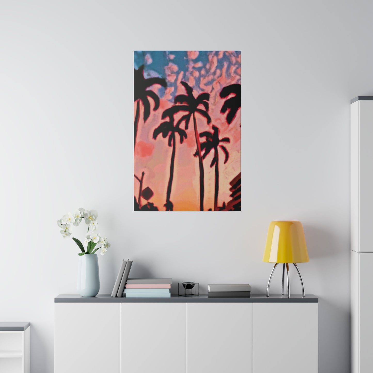 3784J - Miami Beach Sunset Painting Print | Miami | Beach | Sunset | Poster | Home Decor | Wall Art | Canvas