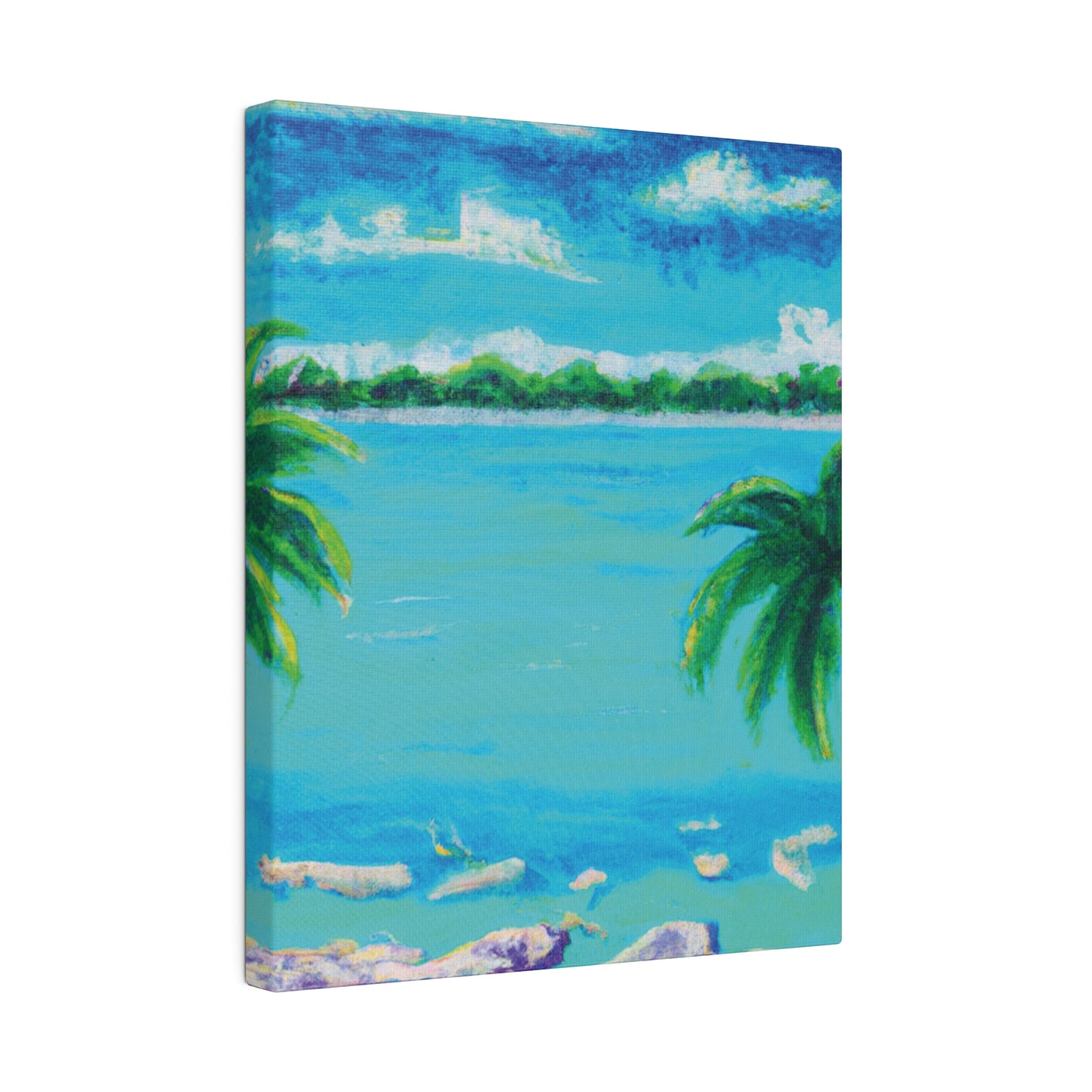 9293Y - Bahamas Ocean Painting Print | Bahamas | Ocean | Beach | Poster | Home Decor | Wall Art | Canvas