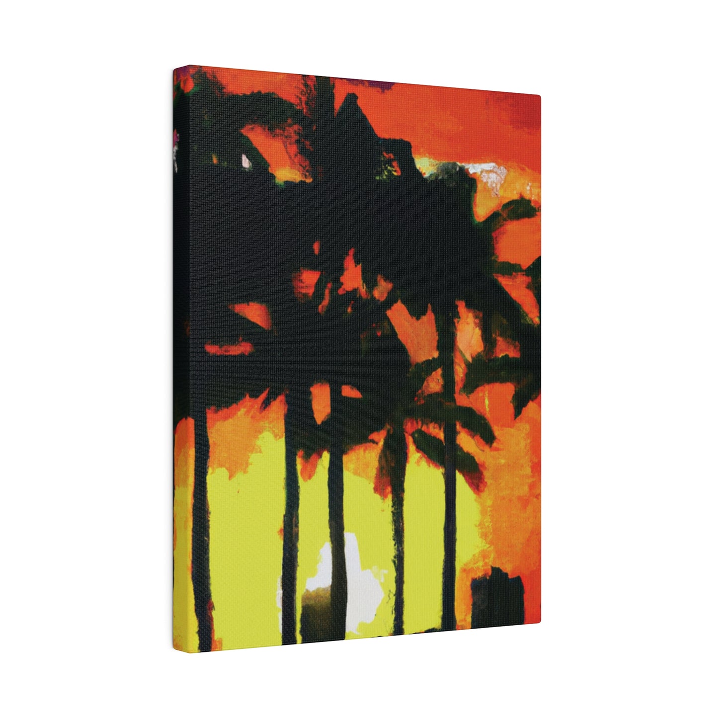 8291L - Miami Beach Sunset Painting Print | Miami | Beach | Sunset | Poster | Home Decor | Wall Art | Canvas