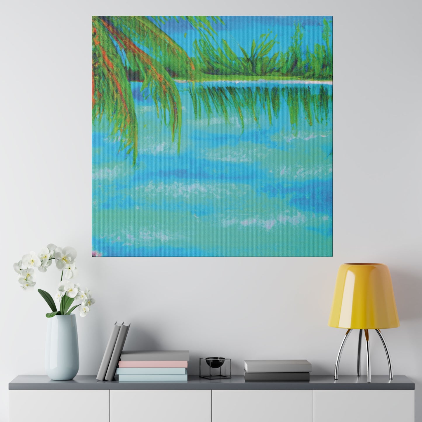 5279Q - Bahamas Ocean Painting Print | Bahamas | Ocean | Beach | Poster | Home Decor | Wall Art | Canvas