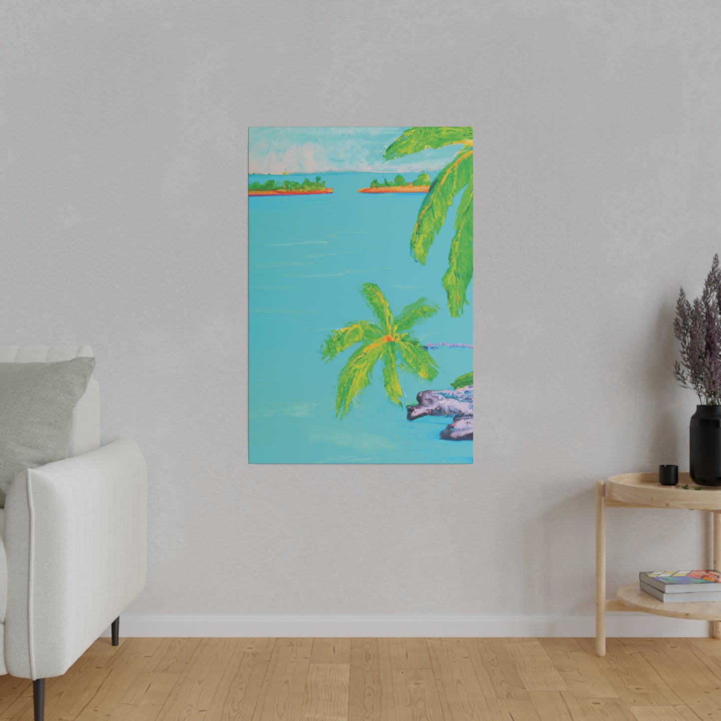 8932V - Bahamas Ocean Painting Print | Bahamas | Ocean | Beach | Poster | Home Decor | Wall Art | Canvas