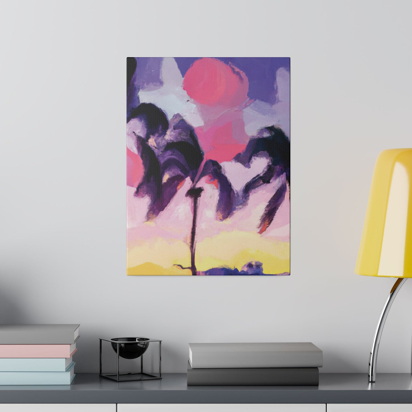 8189L - Miami Beach Sunset Painting Print | Miami | Beach | Sunset | Poster | Home Decor | Wall Art | Canvas