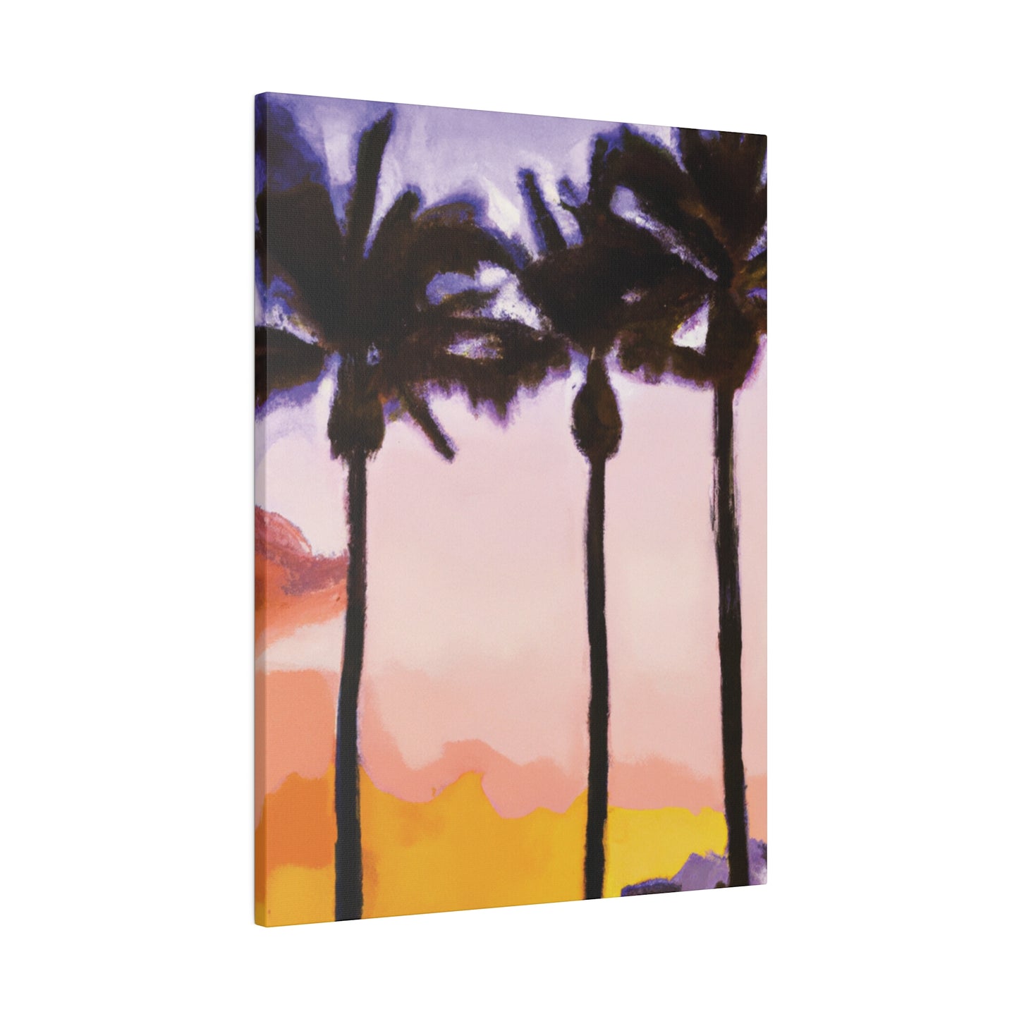 9366G - Miami Beach Sunset Painting Print | Miami | Beach | Sunset | Poster | Home Decor | Wall Art | Canvas