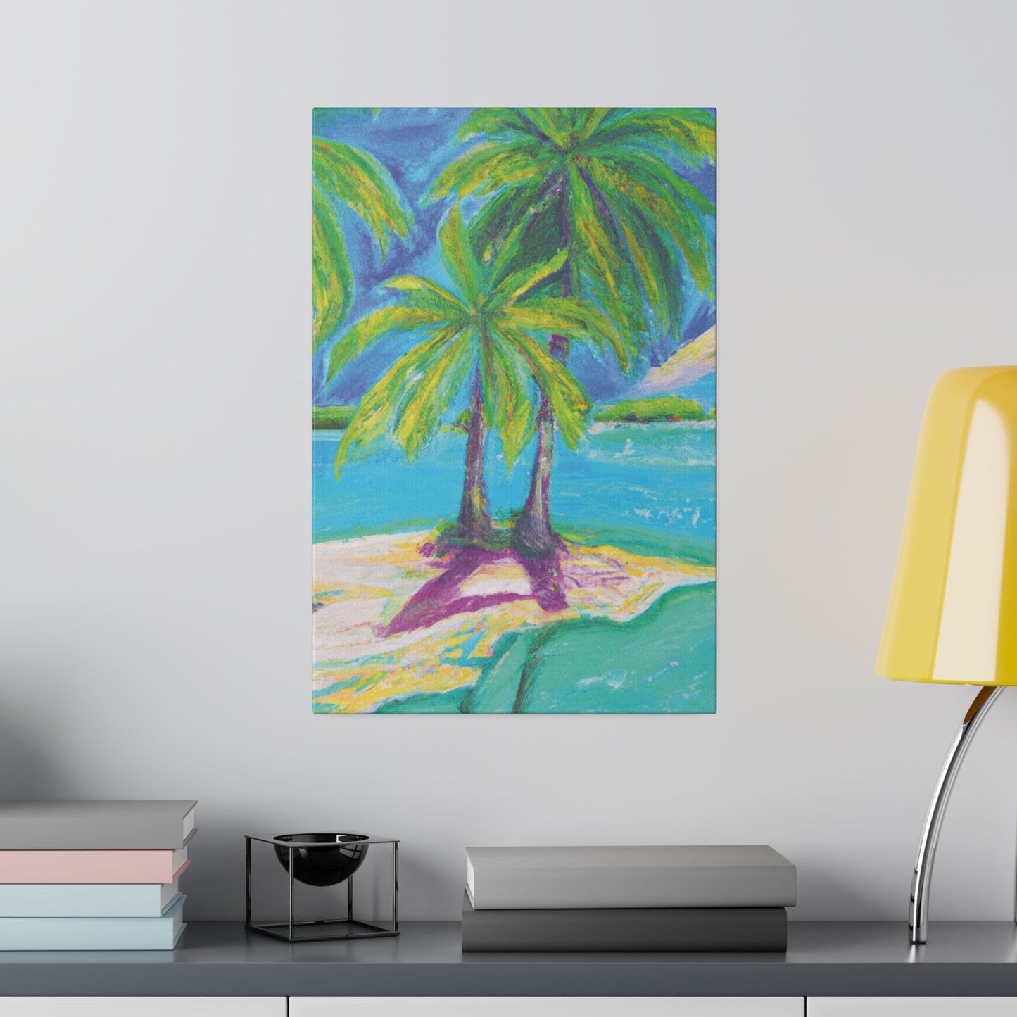 6632P - Bahamas Ocean Painting Print | Bahamas | Ocean | Beach | Poster | Home Decor | Wall Art | Canvas