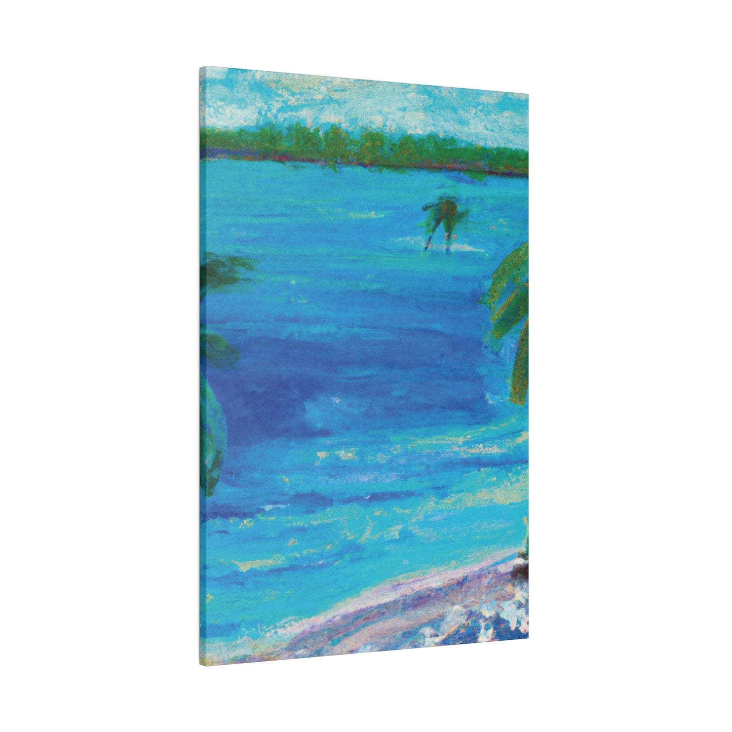 5105Q - Bahamas Ocean Painting Print | Bahamas | Ocean | Beach | Poster | Home Decor | Wall Art | Canvas