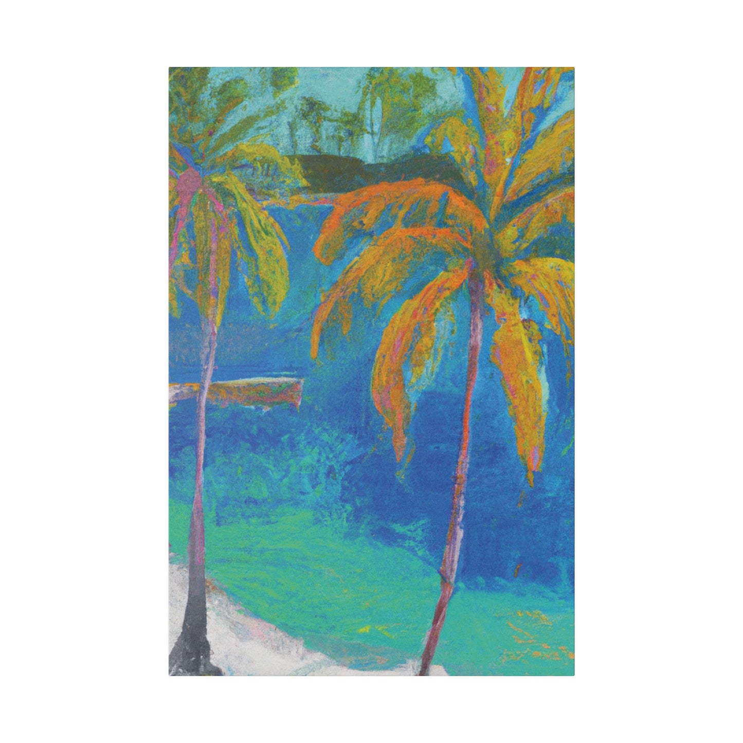 5481T - Bahamas Ocean Painting Print | Bahamas | Ocean | Beach | Poster | Home Decor | Wall Art | Canvas