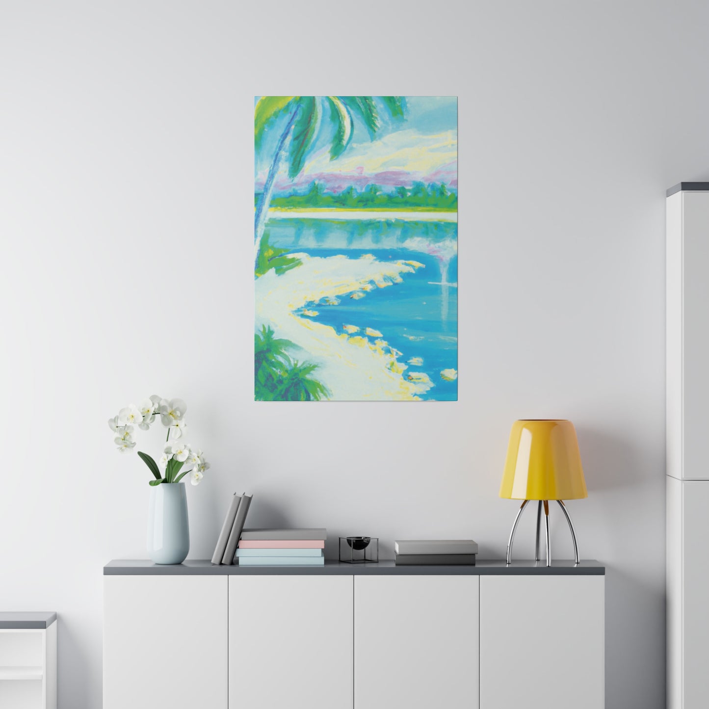 4501F - Bahamas Ocean Painting Print | Bahamas | Ocean | Beach | Poster | Home Decor | Wall Art | Canvas