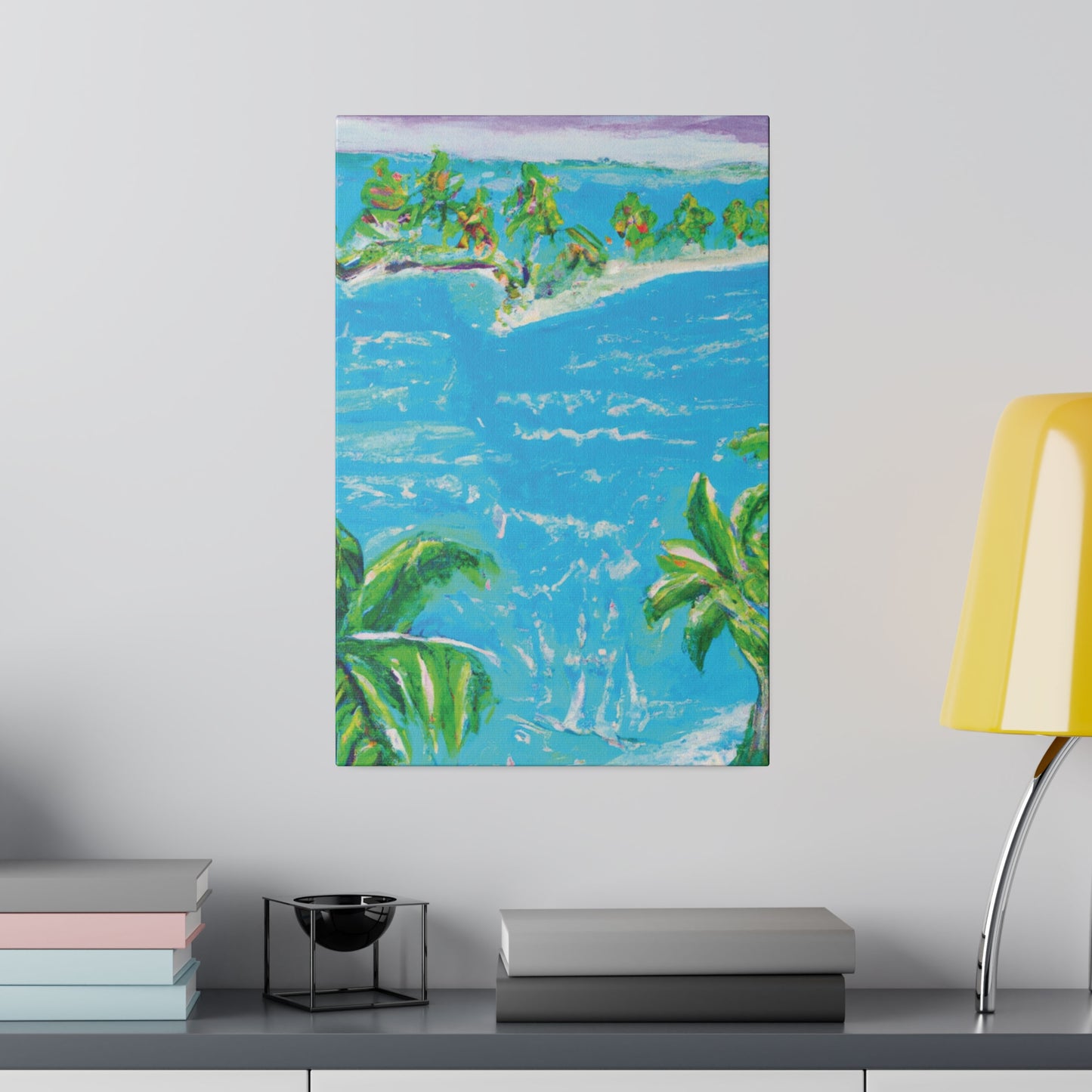 9413O - Bahamas Ocean Painting Print | Bahamas | Ocean | Beach | Poster | Home Decor | Wall Art | Canvas