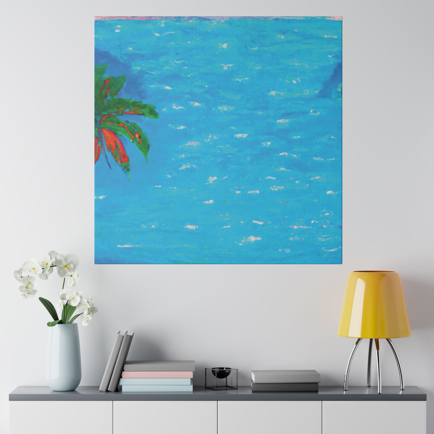 5286G - Bahamas Ocean Painting Print | Bahamas | Ocean | Beach | Poster | Home Decor | Wall Art | Canvas