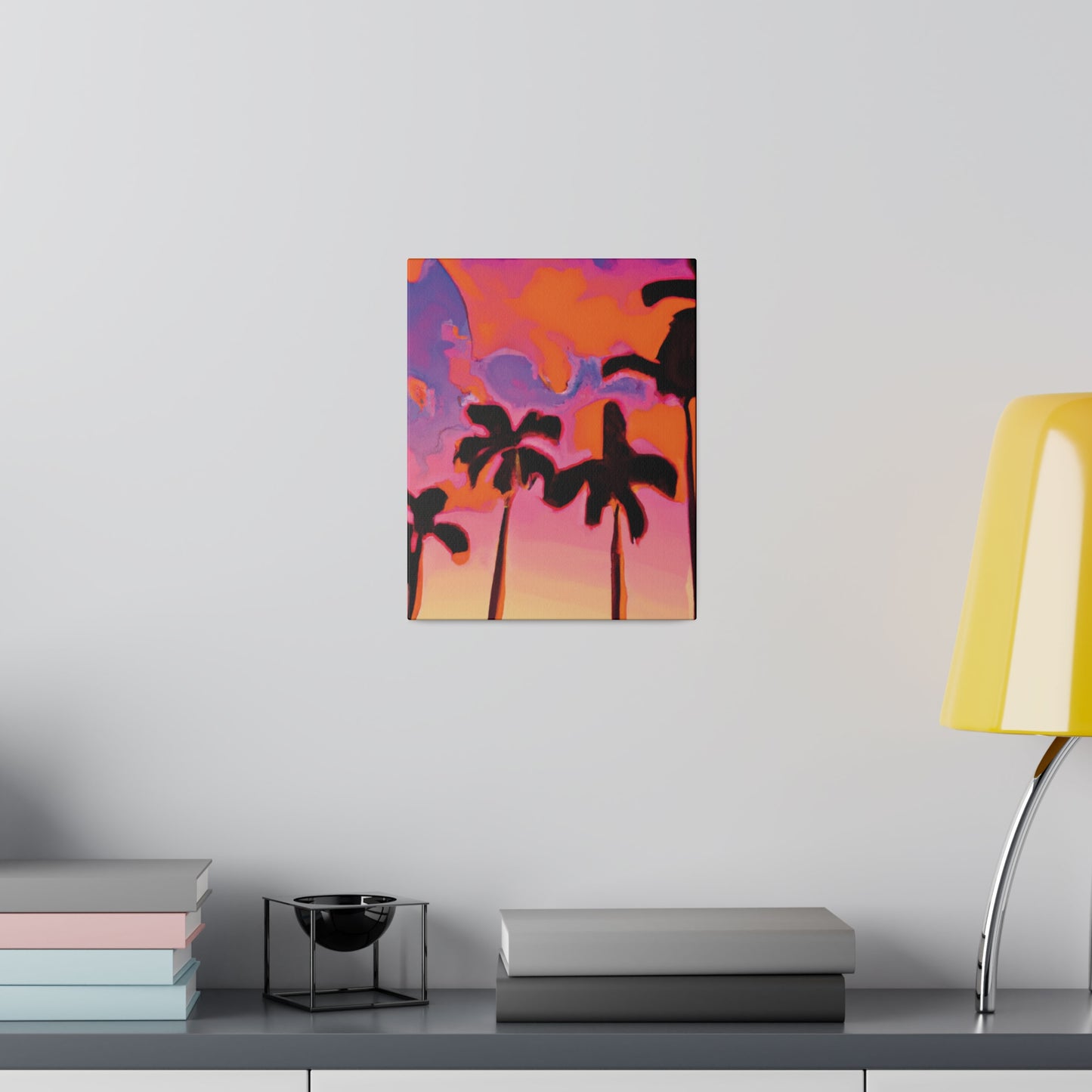 7182U - Miami Beach Sunset Painting Print | Miami | Beach | Sunset | Poster | Home Decor | Wall Art | Canvas