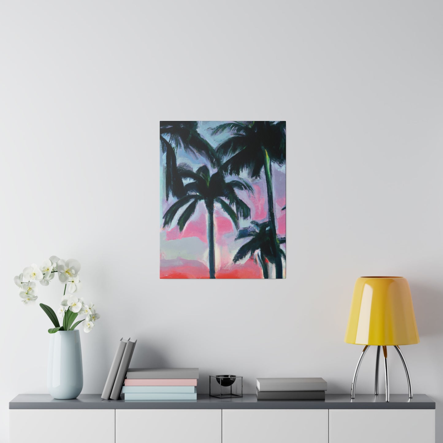 7629F - Miami Beach Sunset Painting Print | Miami | Beach | Sunset | Poster | Home Decor | Wall Art | Canvas