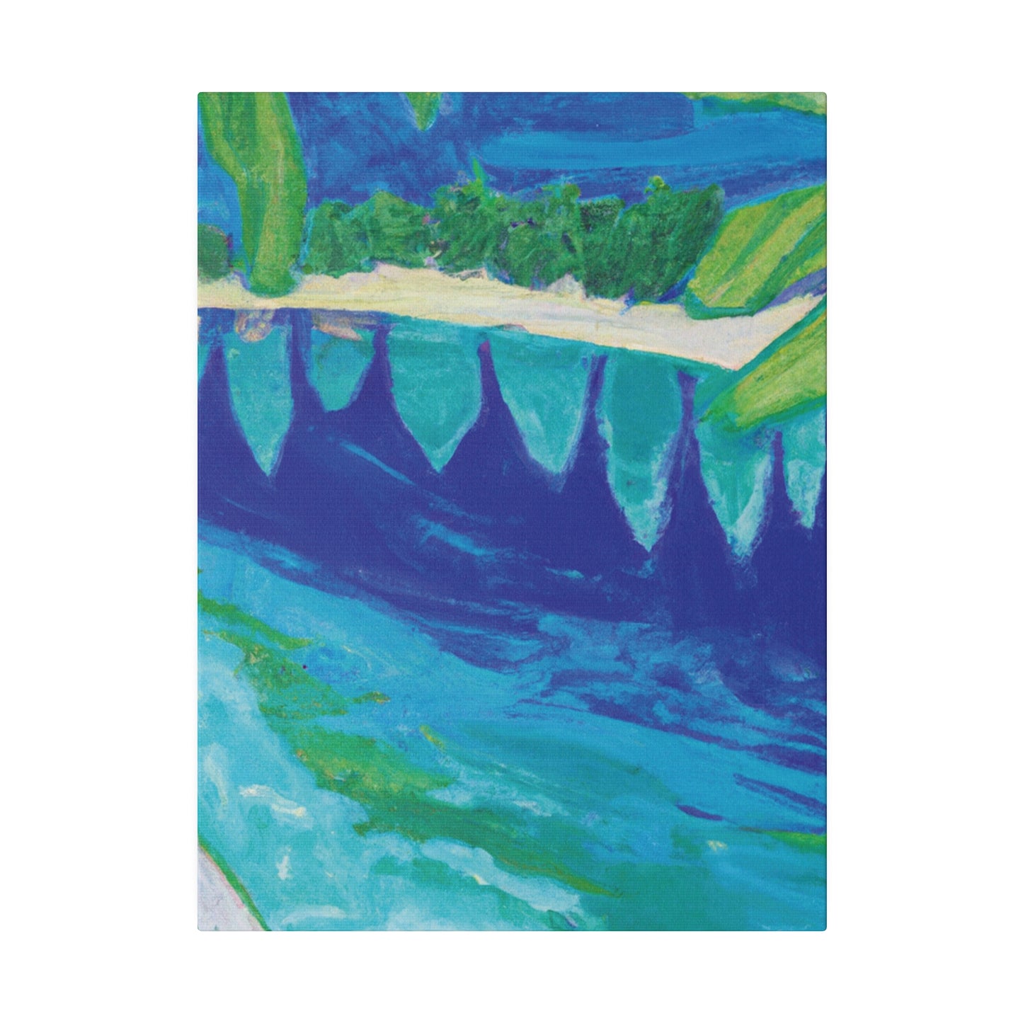 4845E - Bahamas Ocean Painting Print | Bahamas | Ocean | Beach | Poster | Home Decor | Wall Art | Canvas